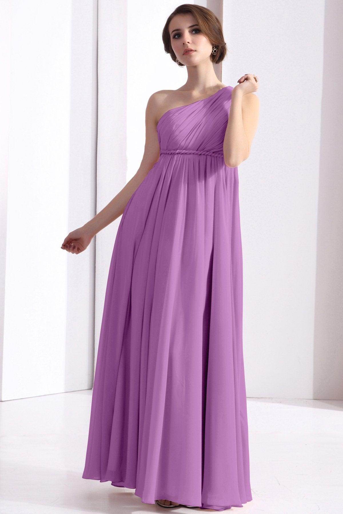 Sheath Floor Length Chiffon Bridesmaid Dress COSF1300D