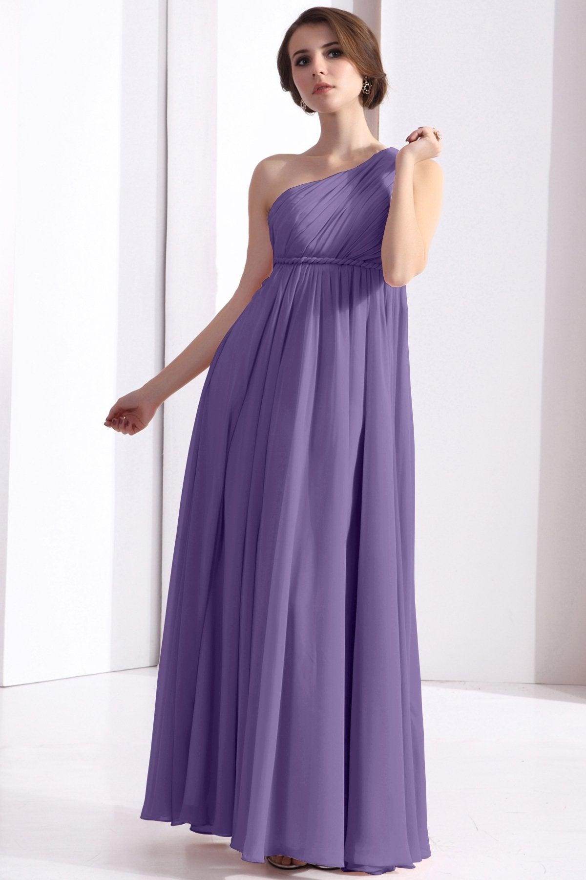 Sheath Floor Length Chiffon Bridesmaid Dress COSF1300D