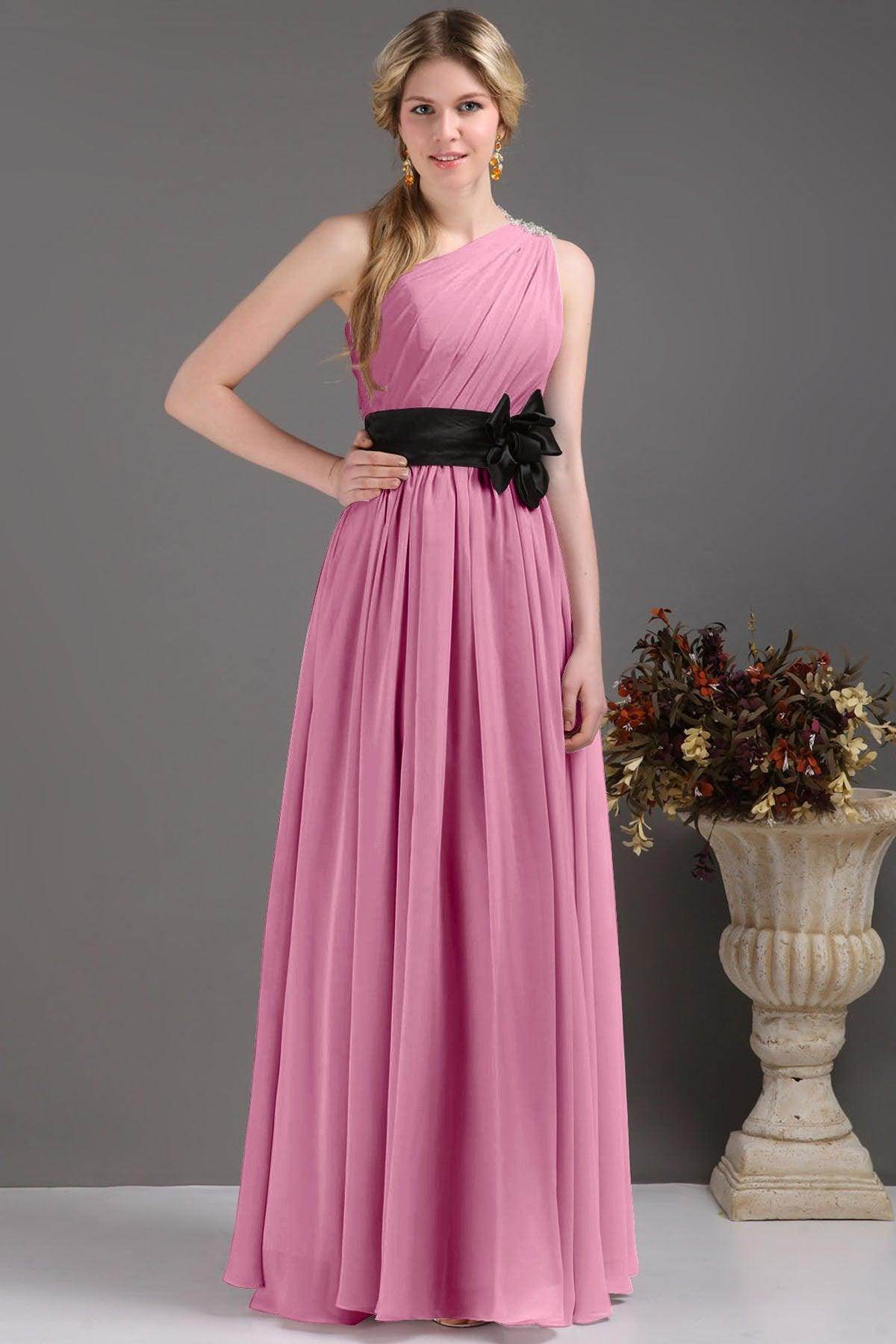 Sheath-Column Floor Length Bridesmaids Dress COSF14001