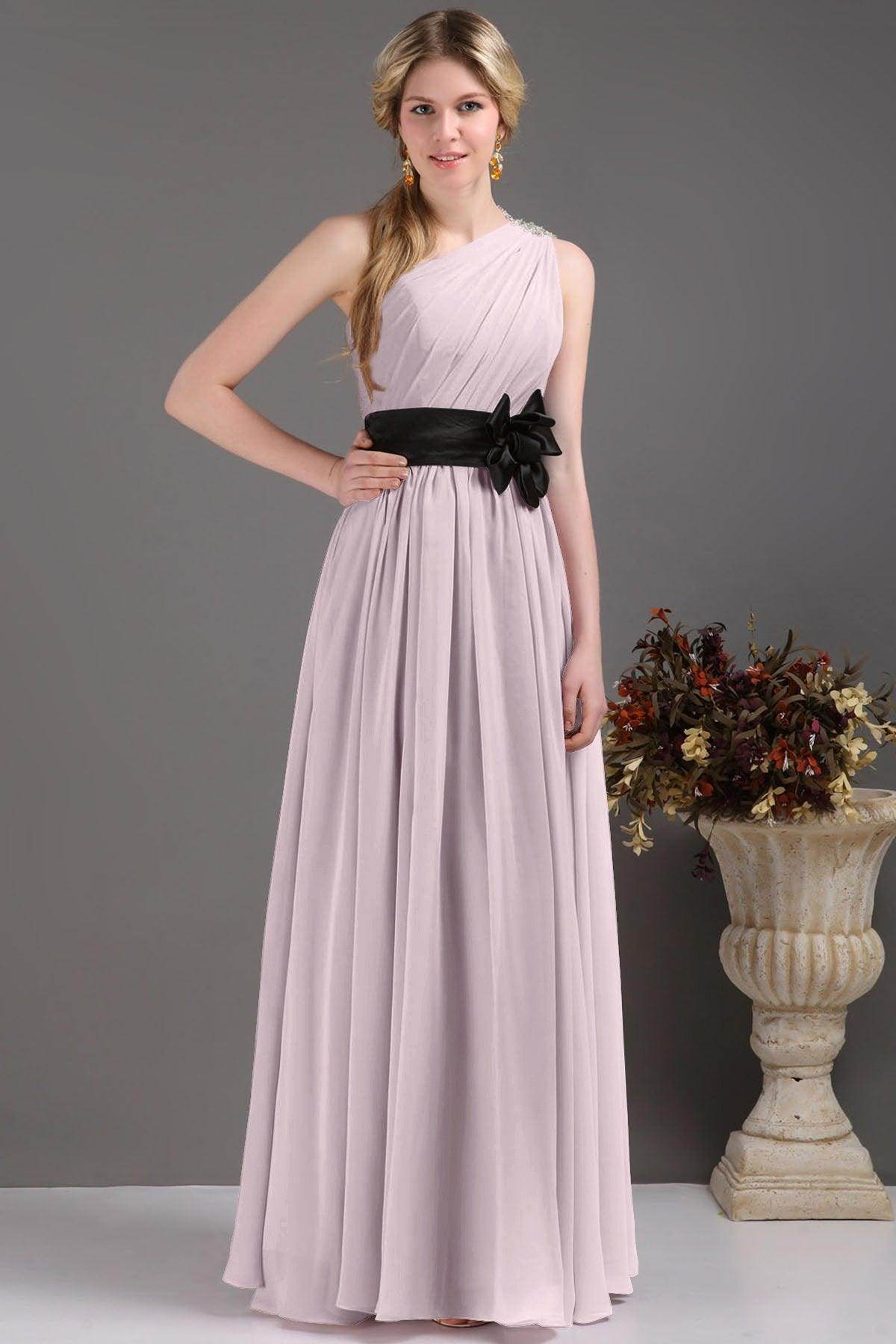 Sheath-Column Floor Length Bridesmaids Dress COSF14001