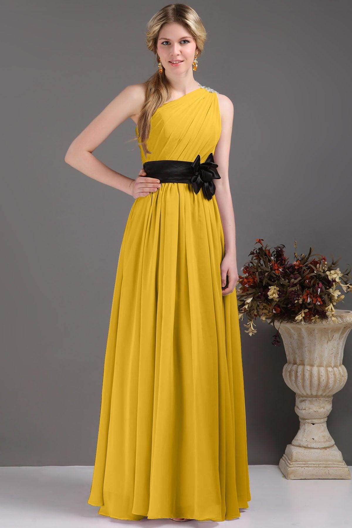Sheath-Column Floor Length Bridesmaids Dress COSF14001