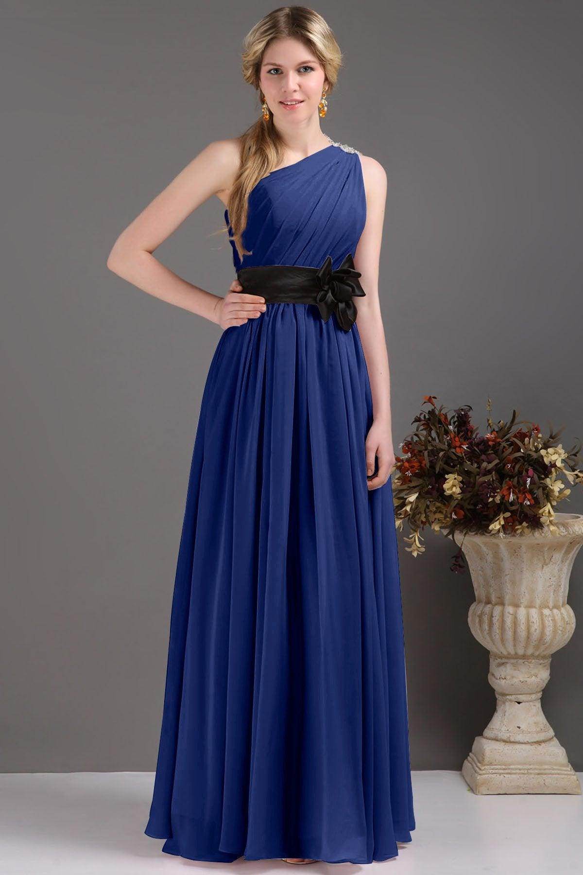 Sheath-Column Floor Length Bridesmaids Dress COSF14001