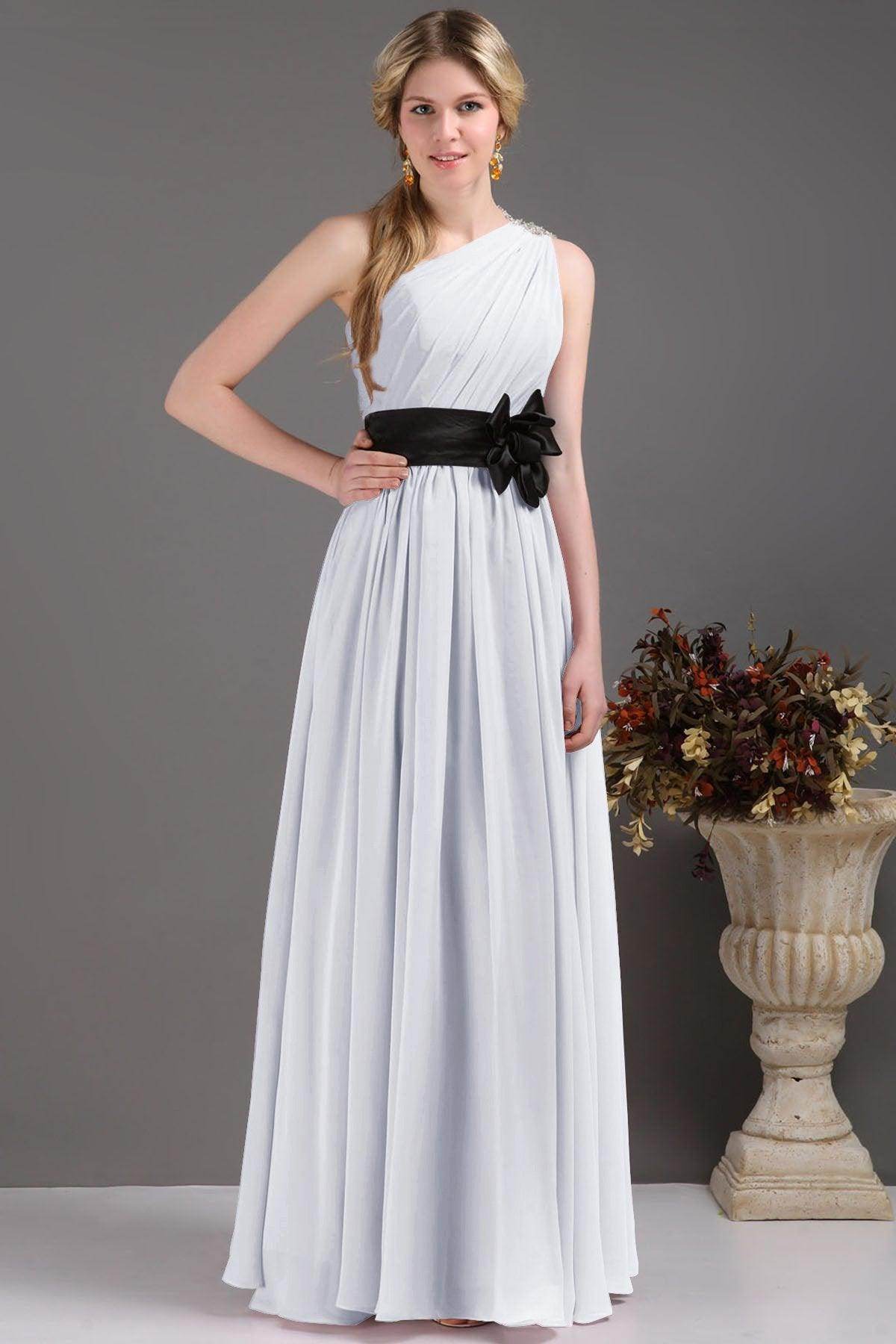 Sheath-Column Floor Length Bridesmaids Dress COSF14001