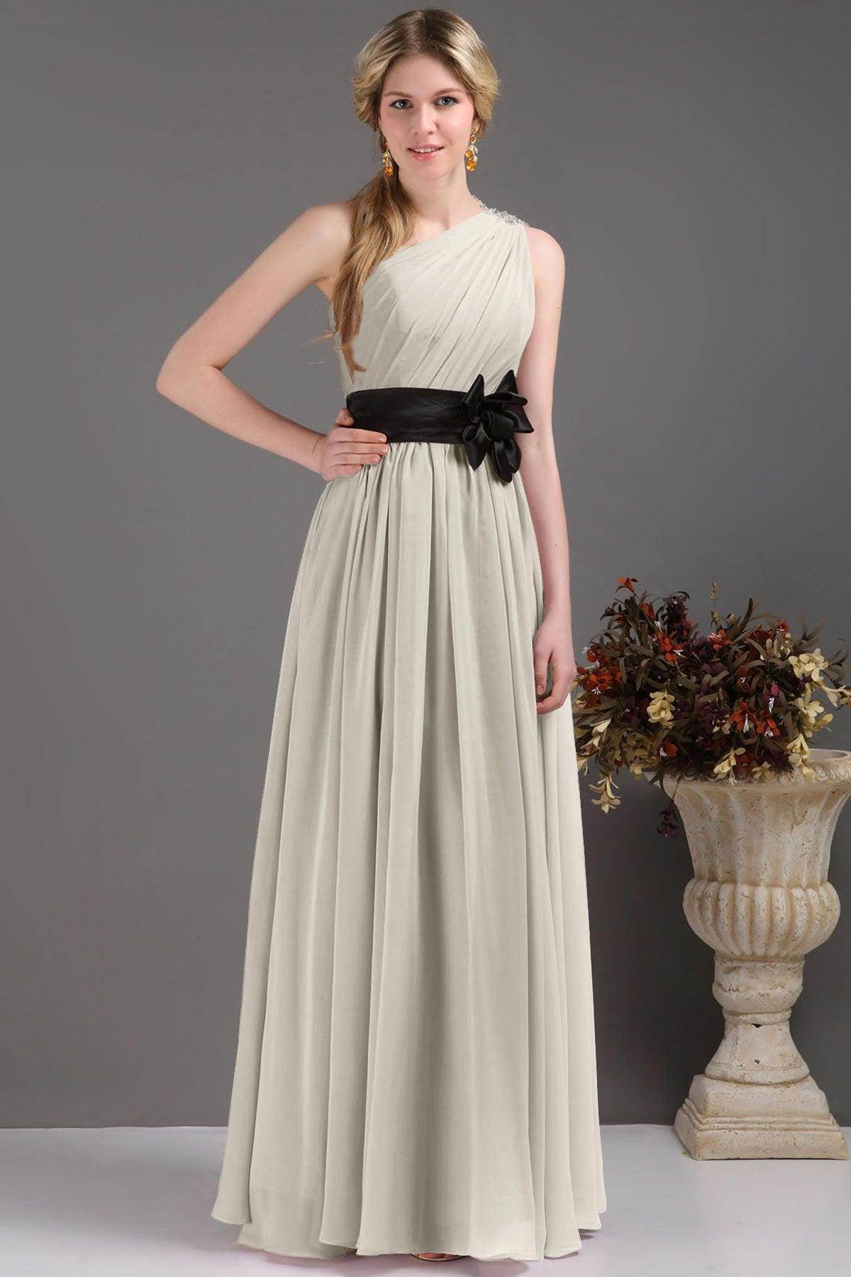 Sheath-Column Floor Length Bridesmaids Dress COSF14001