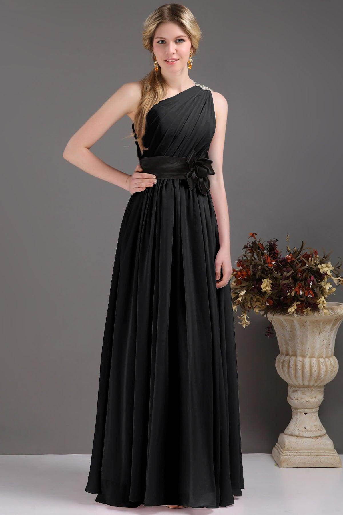 Sheath-Column Floor Length Bridesmaids Dress COSF14001