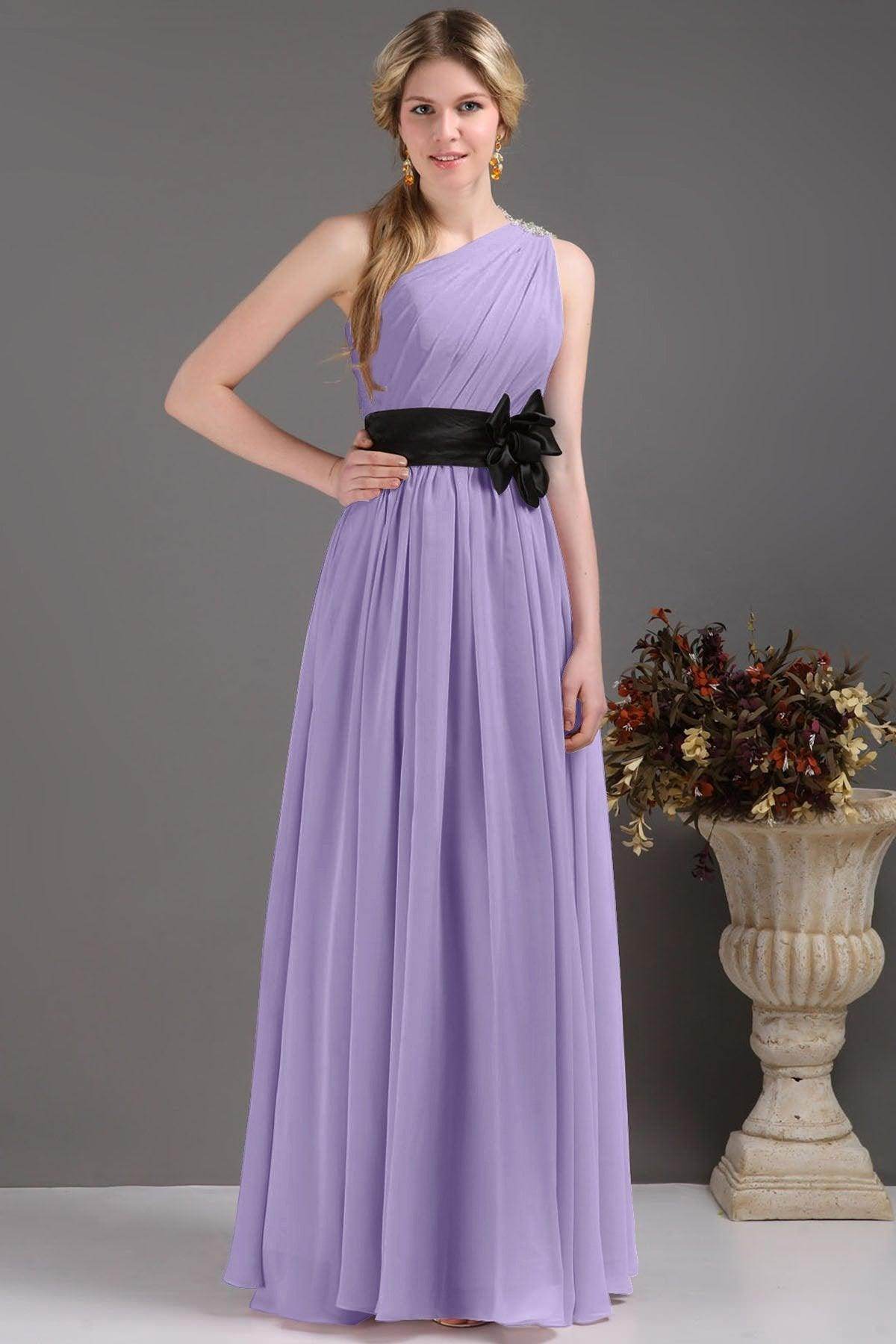 Sheath-Column Floor Length Bridesmaids Dress COSF14001
