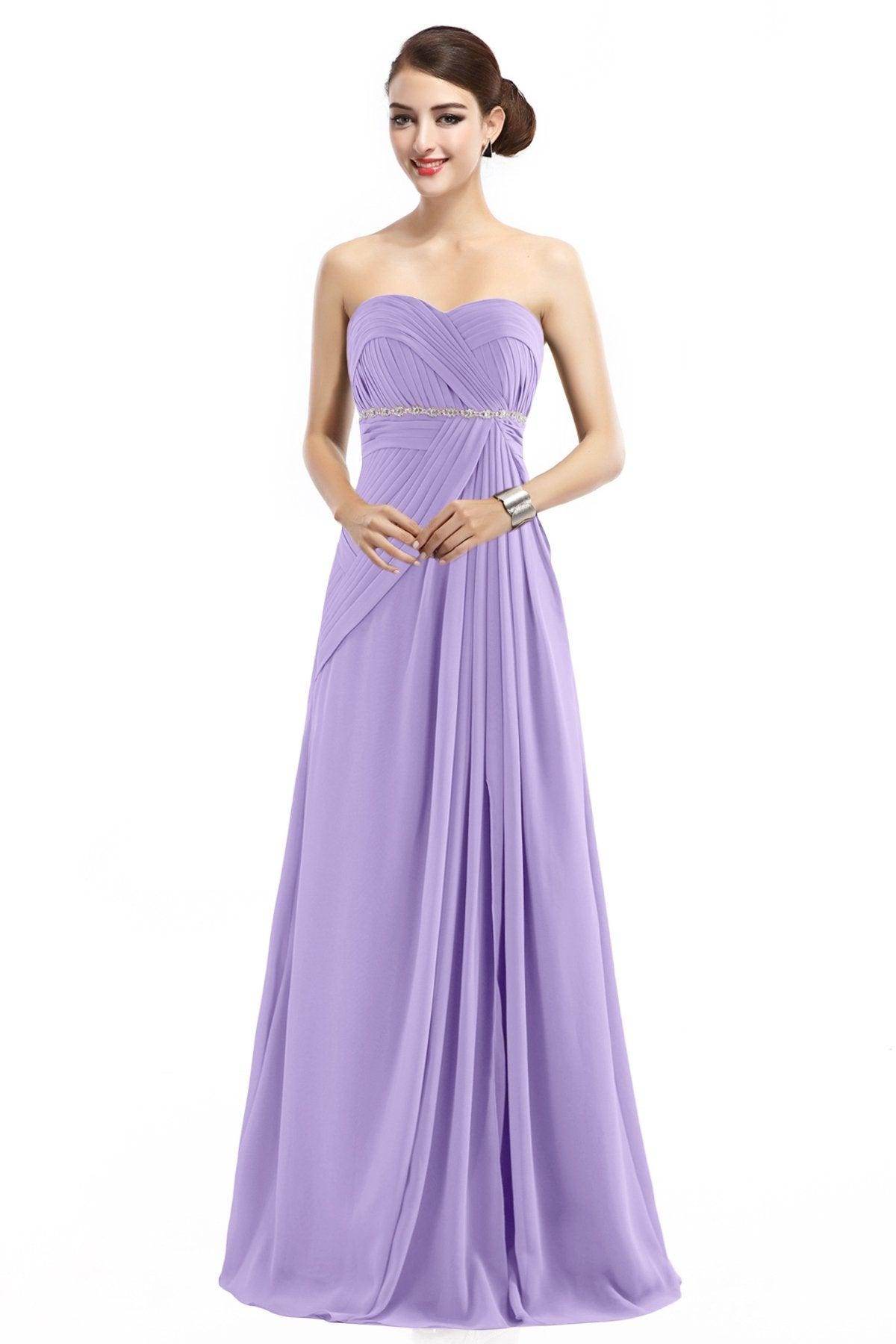 Sheath Floor Length Chiffon Bridesmaid Dress COZF14022