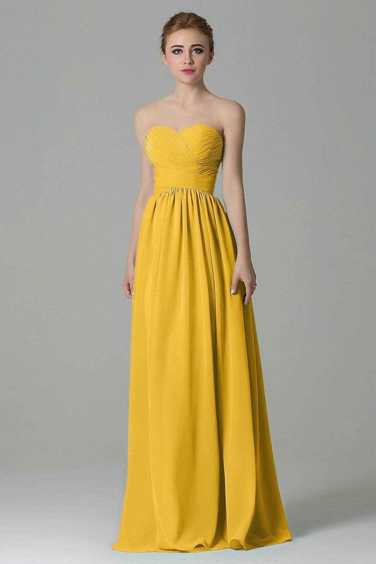 Sheath Floor Length Chiffon Bridesmaid Dress COZF1500C