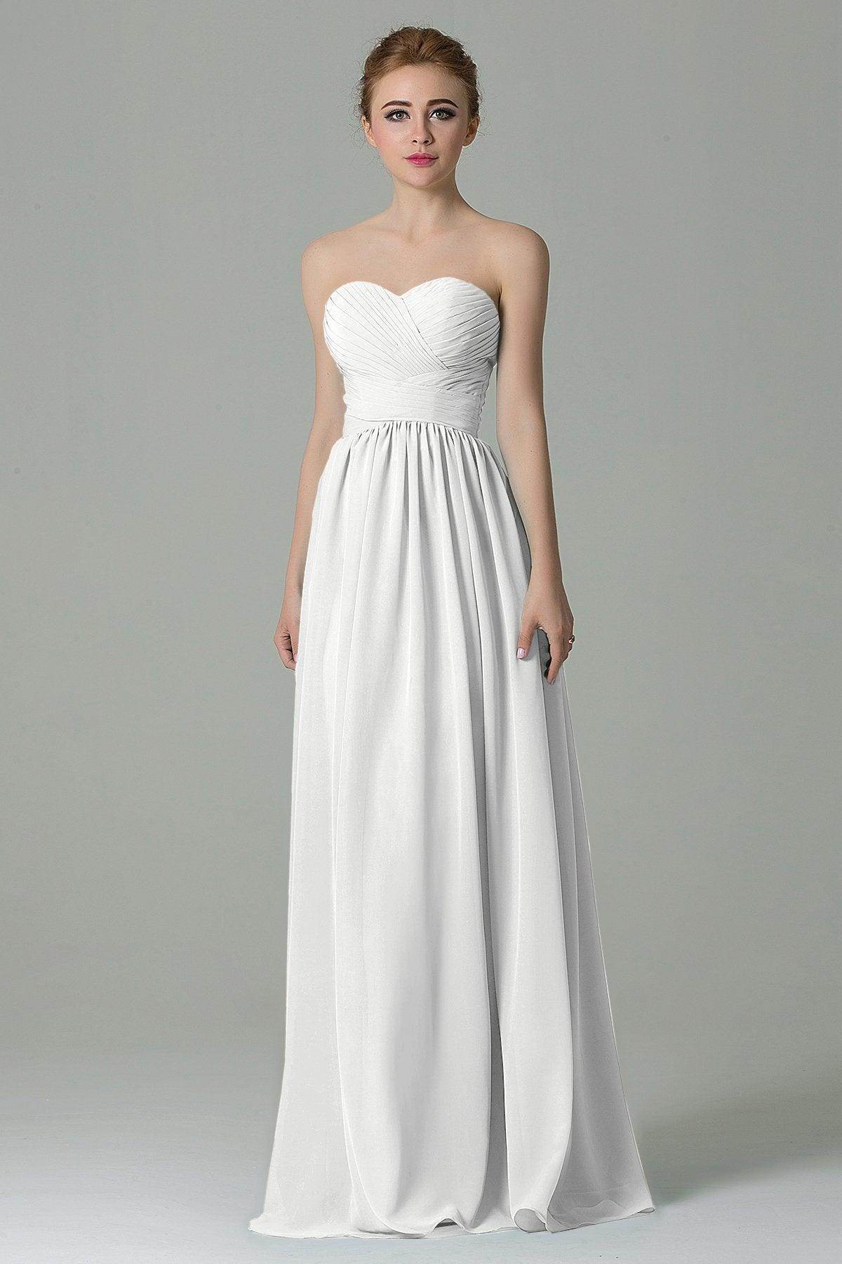 Sheath Floor Length Chiffon Bridesmaid Dress COZF1500C