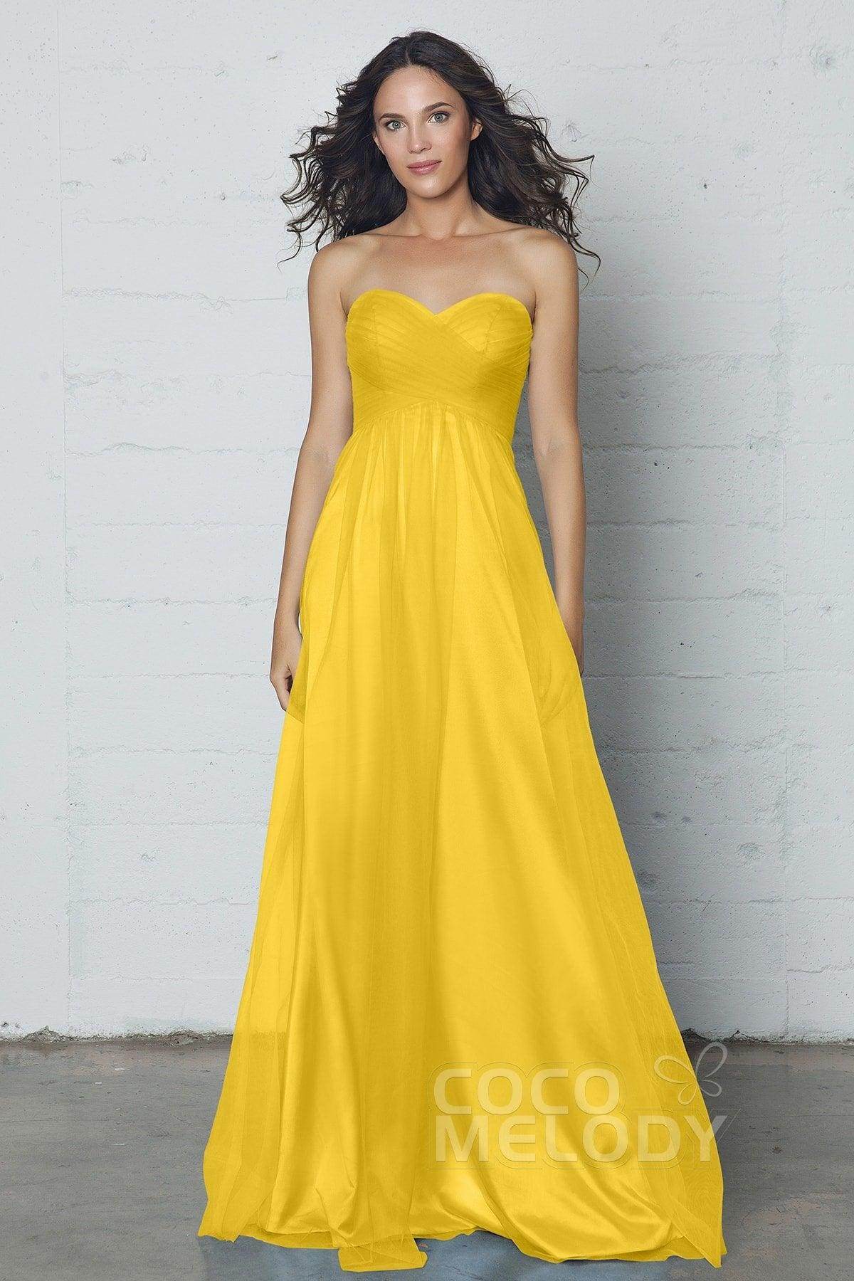 Sheath-Column Floor Length Tulle Dress COZF17016