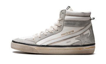 SLIDE 2 NAPPA AND SUEDE UPPER SUEDE STAR LEATHER WAVE WHITE ICE GMF00635.F005696.10276