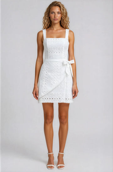 Andrea Mini Wrap Dress