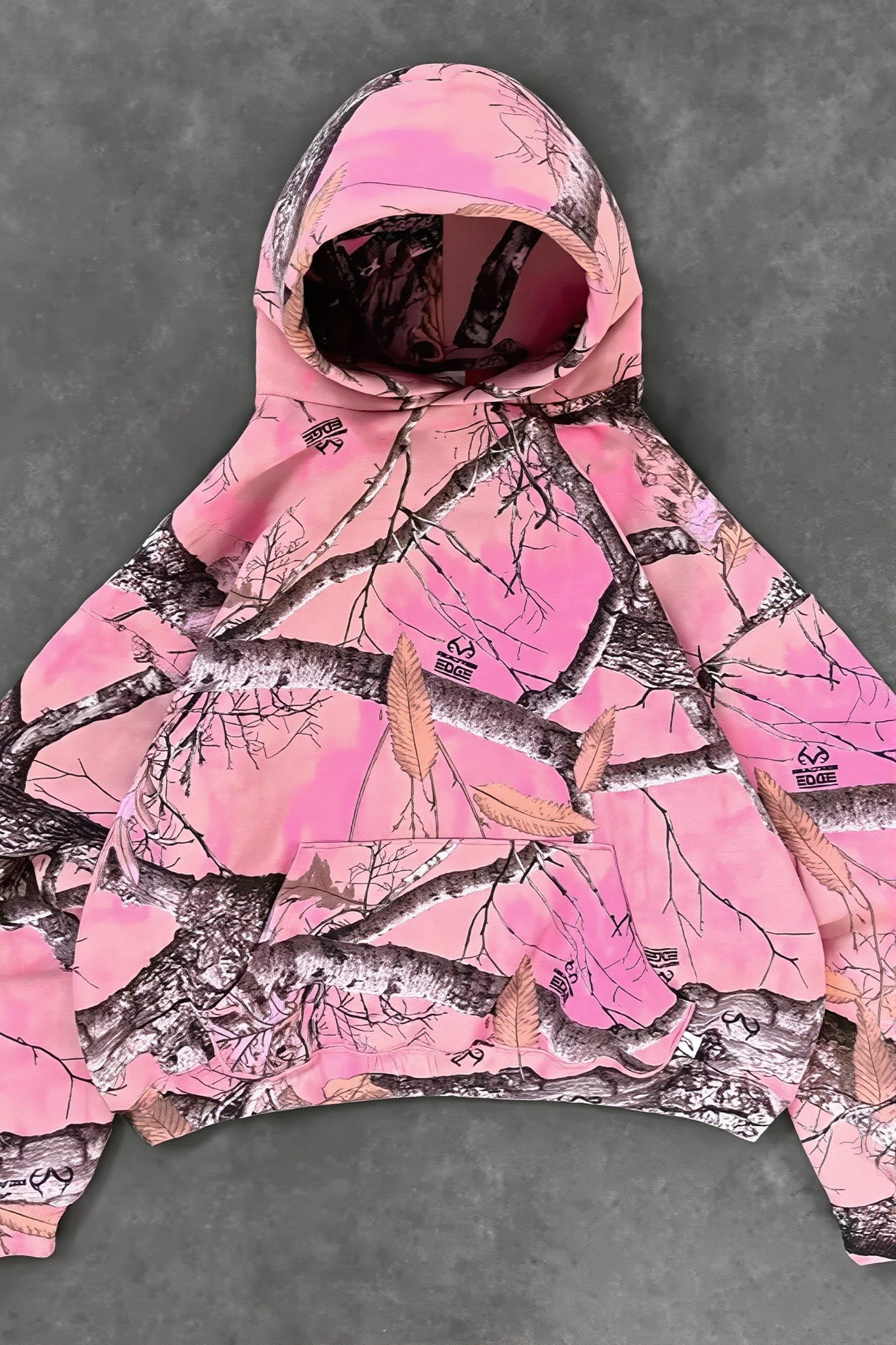 3D Leopard Print Loose Fit Hoodie