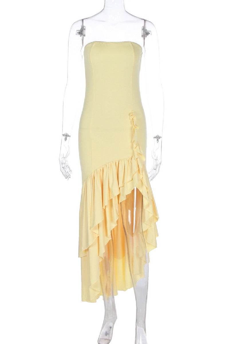 Mermaid High-Low Stretch Formal Evening Dresses 746074126248