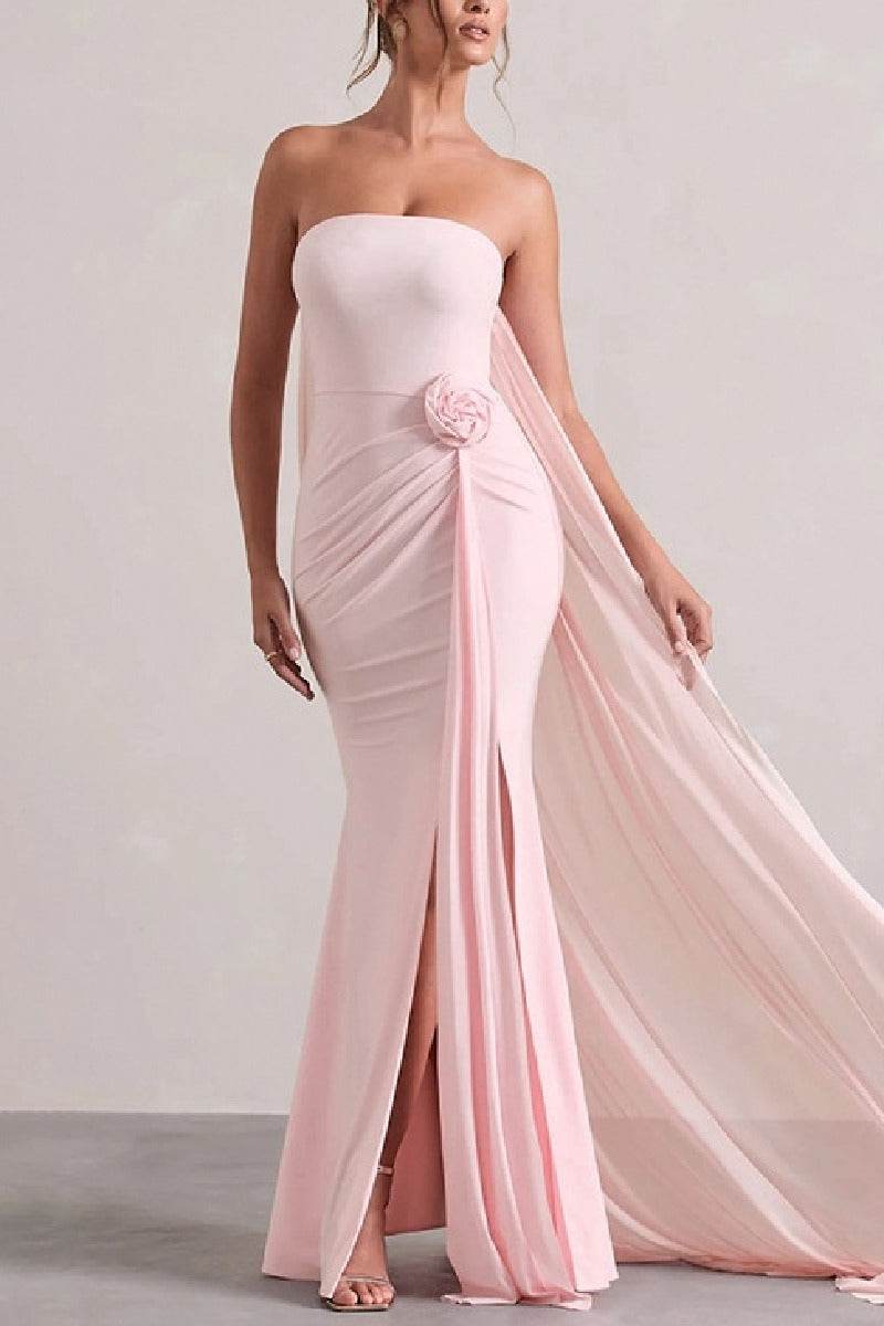 Sheath-Column Maxi Stretch Fabric Formal Evening Dresses 935582680093