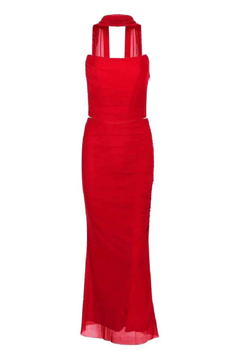 Mermaid Maxi Tulle Semi Formal Wedding guest dresses 842189689837