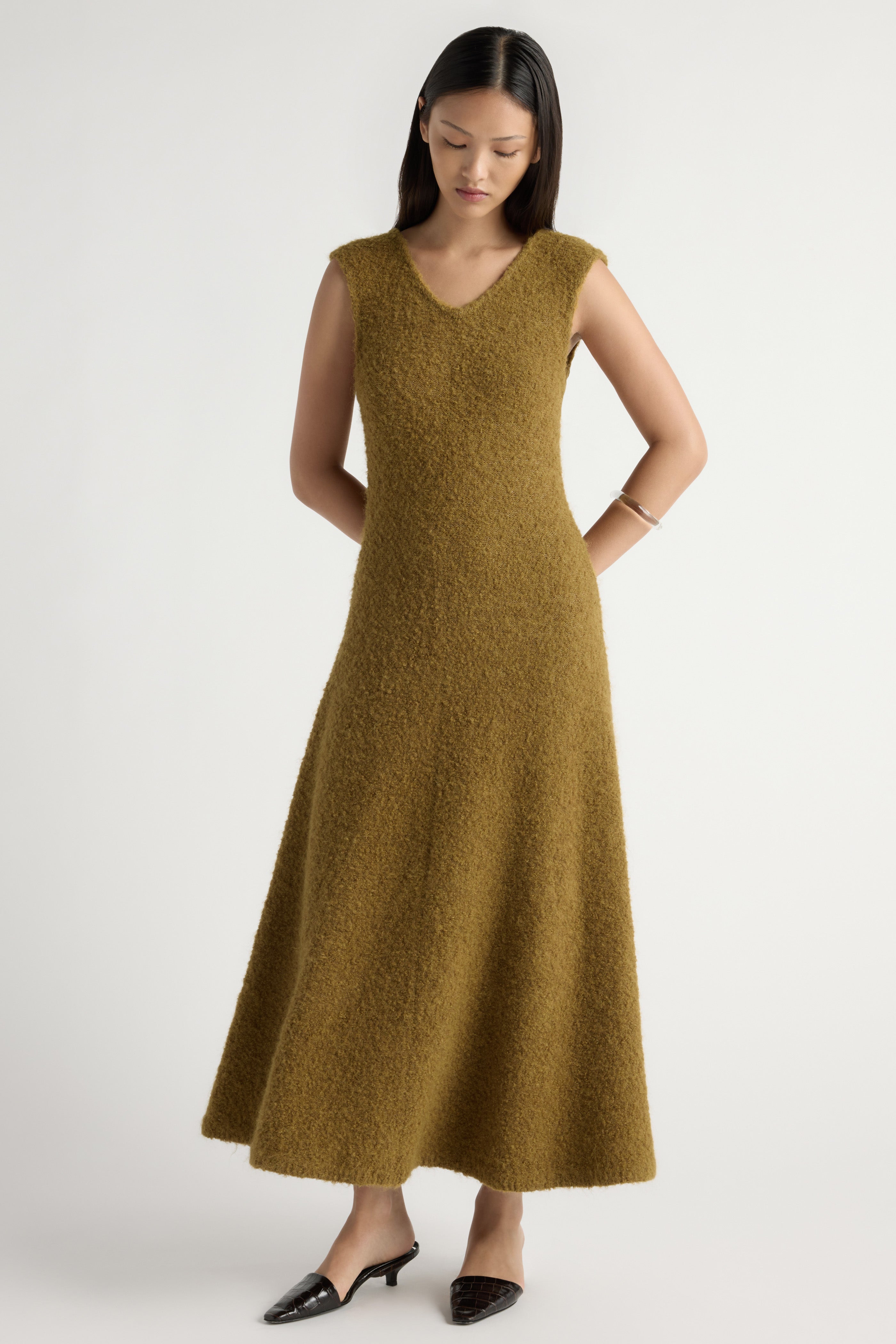 Delilah A-Line Sweater Dress