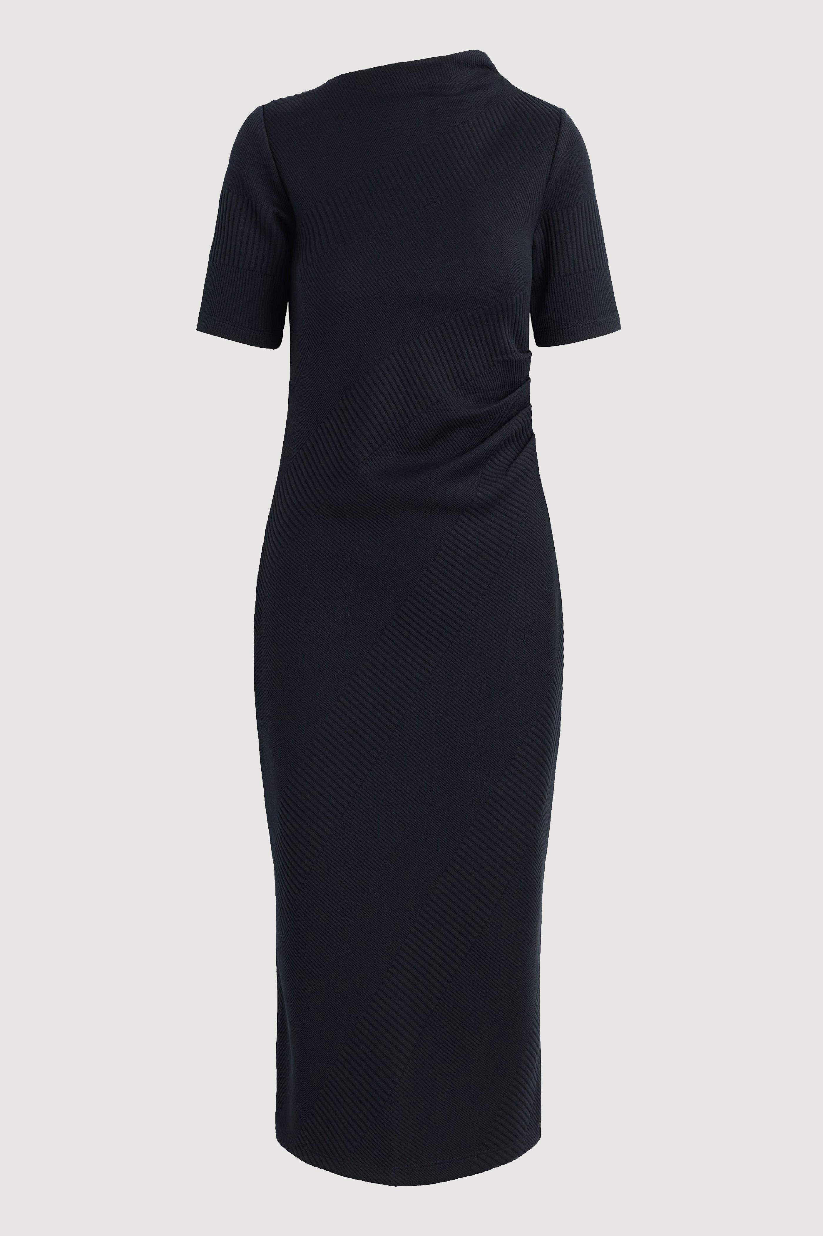 Evie Ribbed-Knit Jersey Dress (Petite)