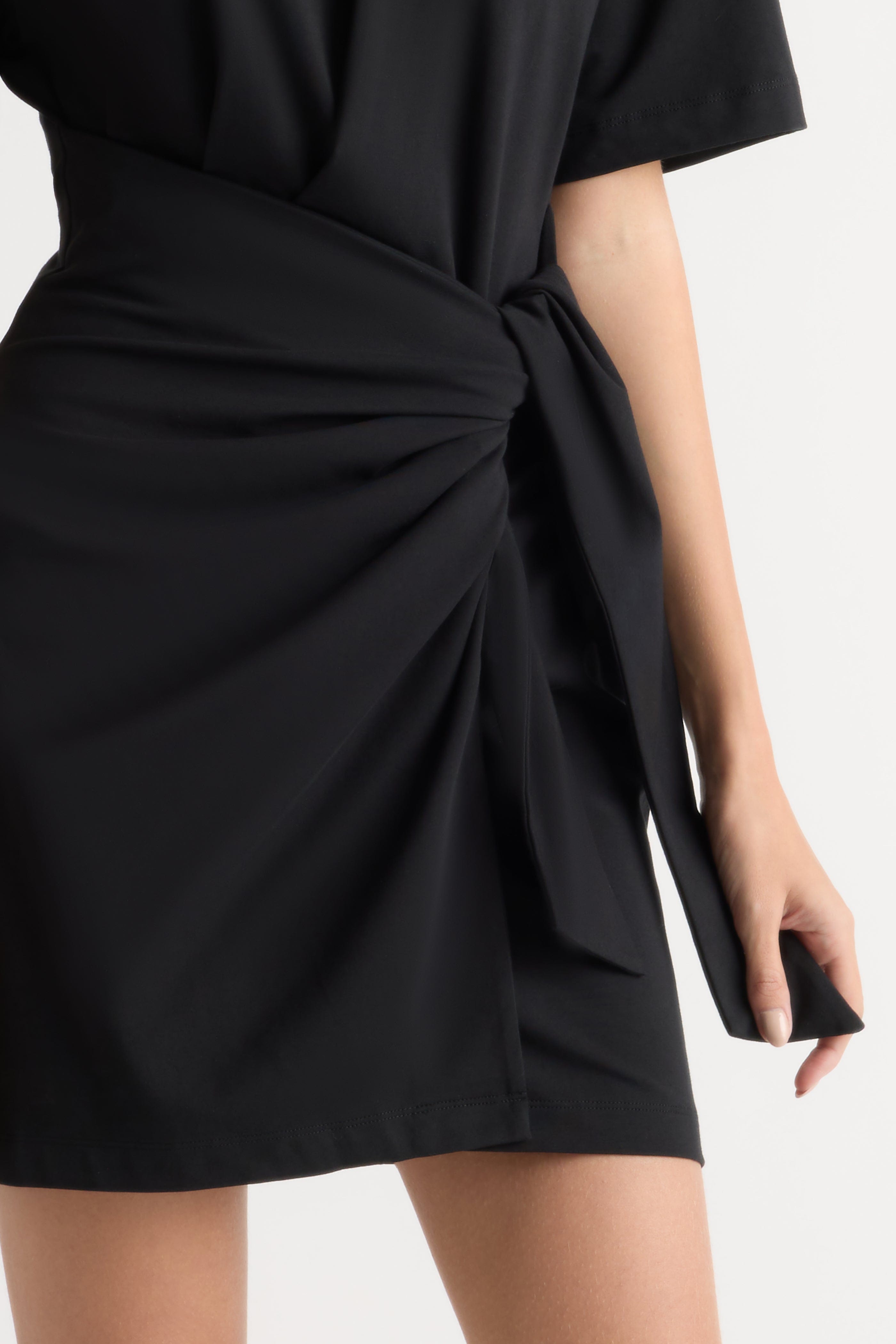 Fallon Organic Cotton T-Shirt Wrap Dress
