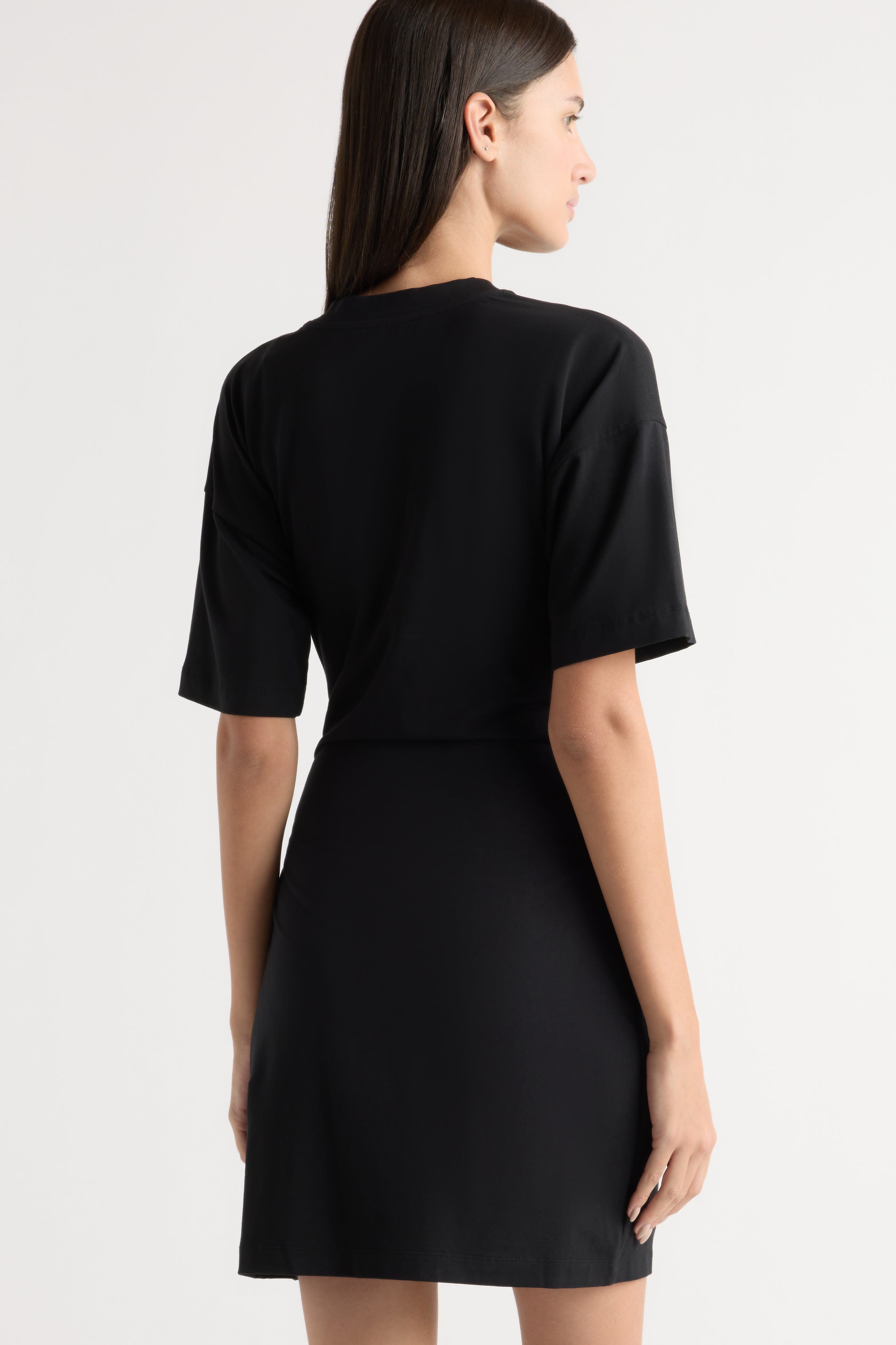 Fallon Organic Cotton T-Shirt Wrap Dress