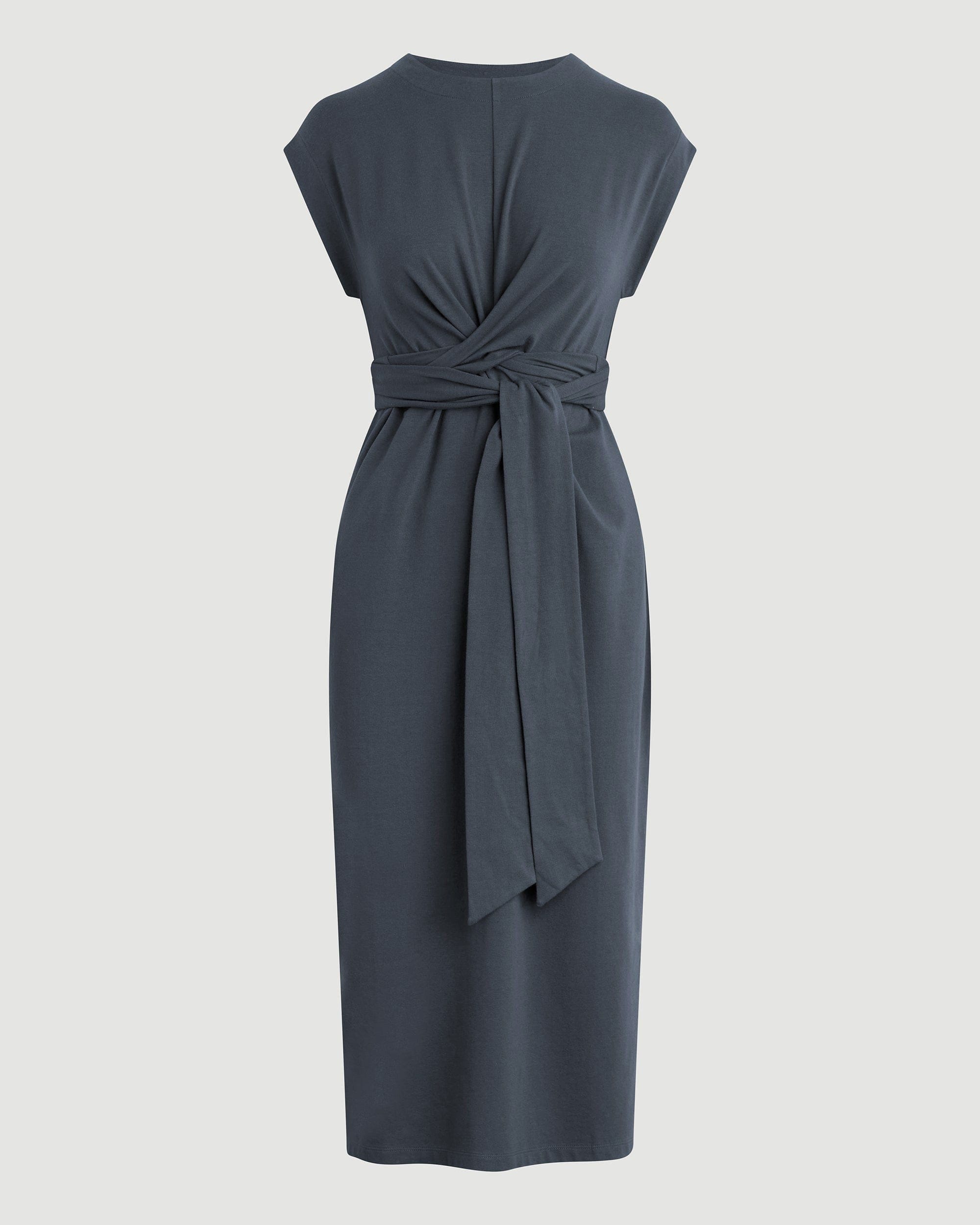 Fei Tie-Front Organic Cotton Dress (Petite)
