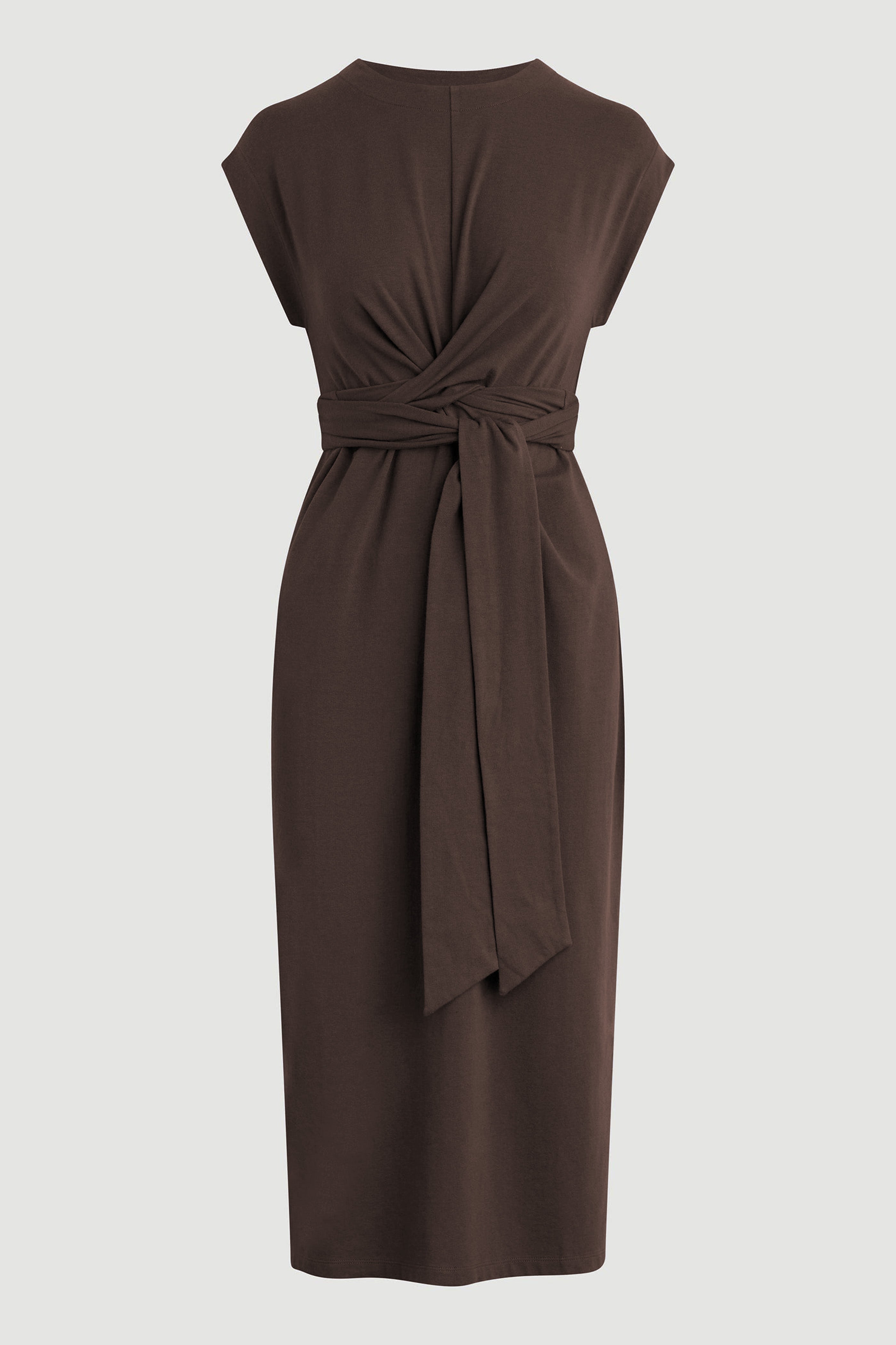 Fei Tie-Front Organic Cotton Dress (Petite)