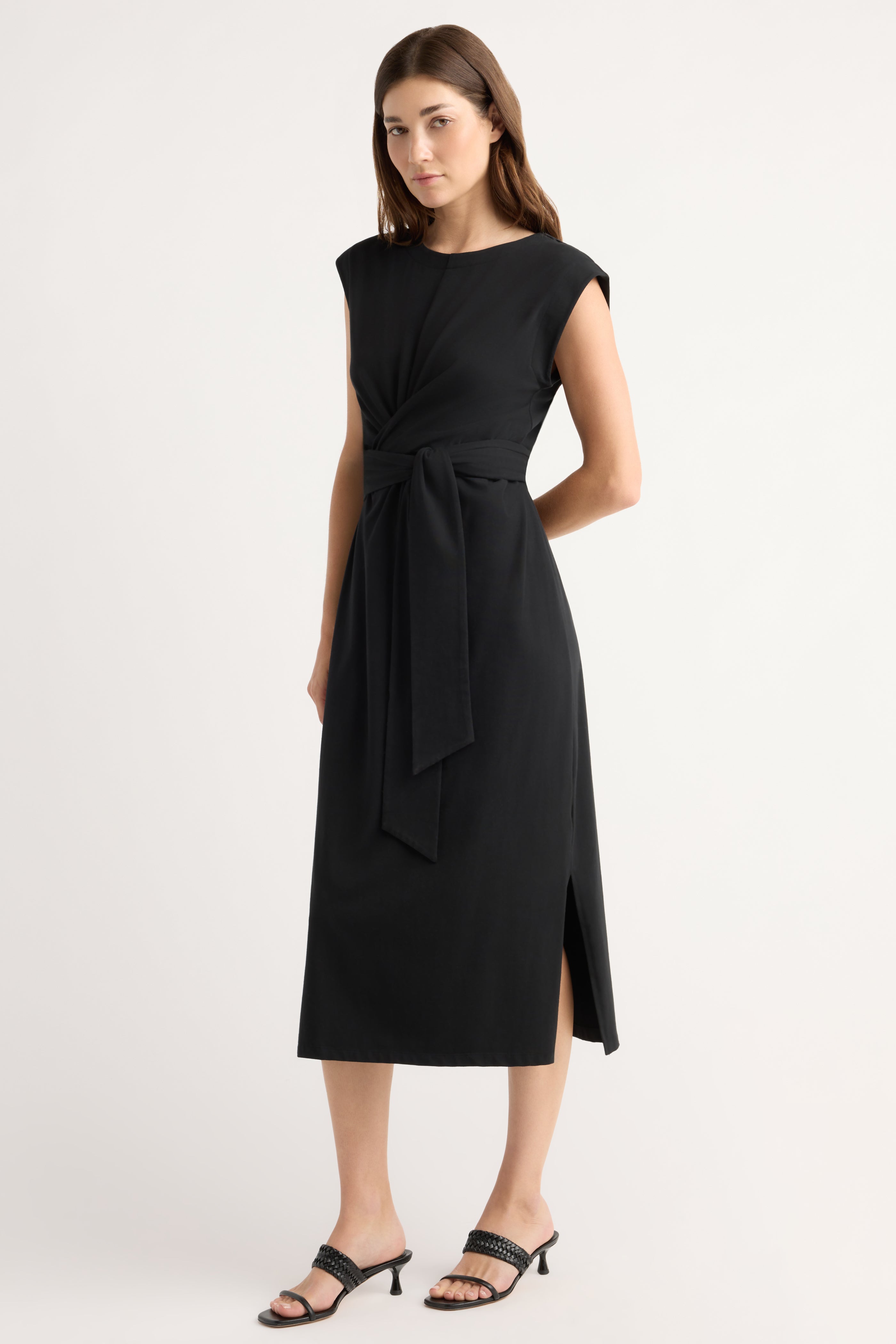 Fei Tie-Front Organic Cotton Dress