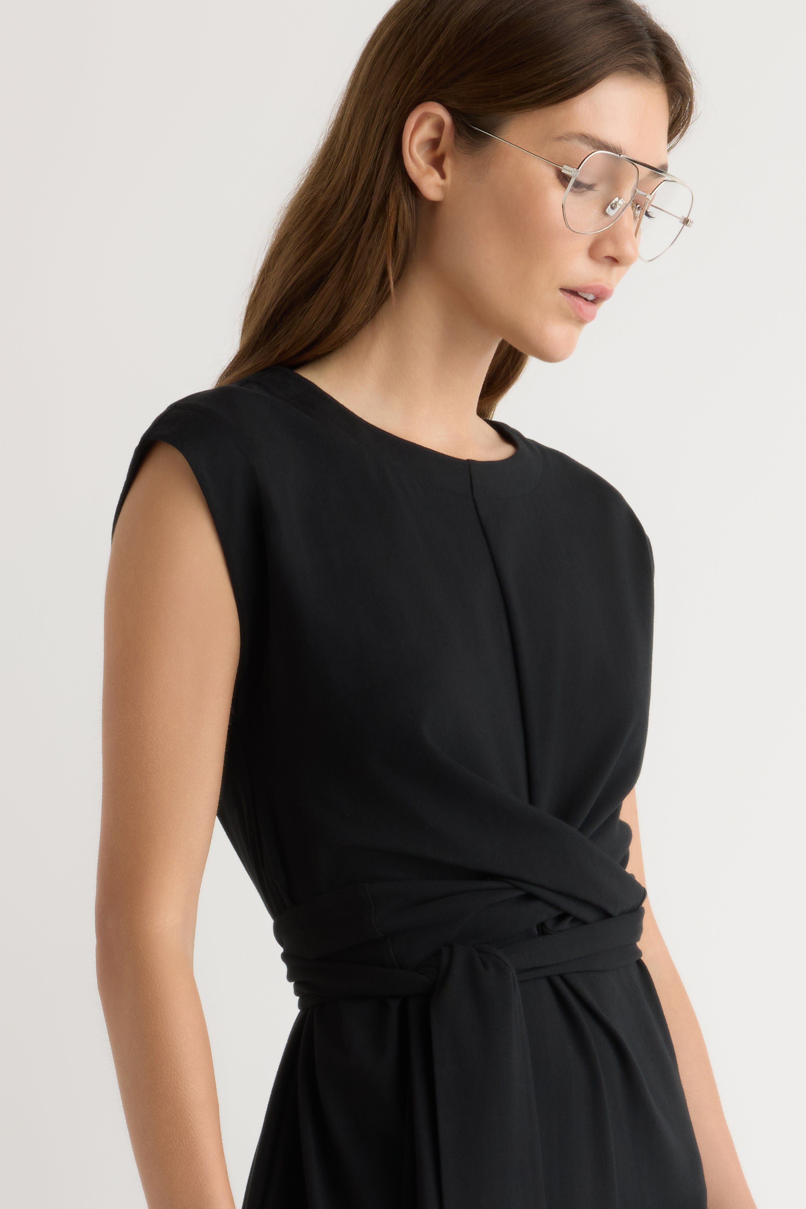 Fei Tie-Front Organic Cotton Dress