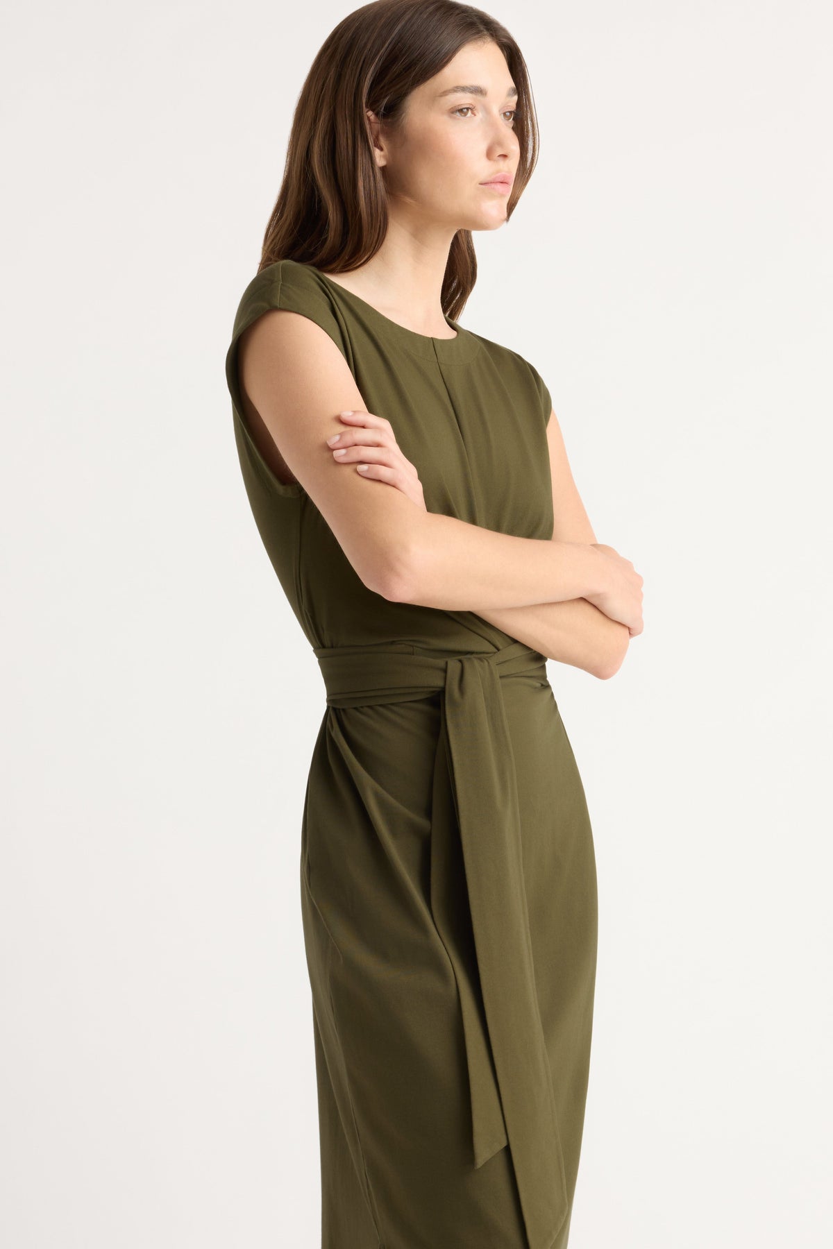 Fei Tie-Front Organic Cotton Dress