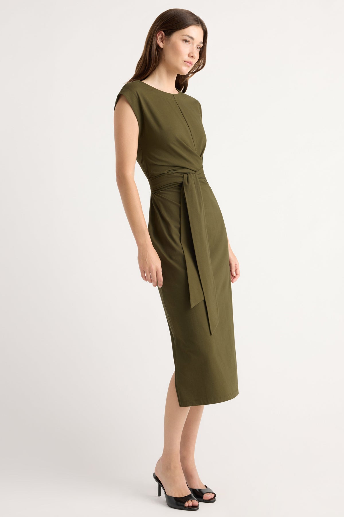 Fei Tie-Front Organic Cotton Dress