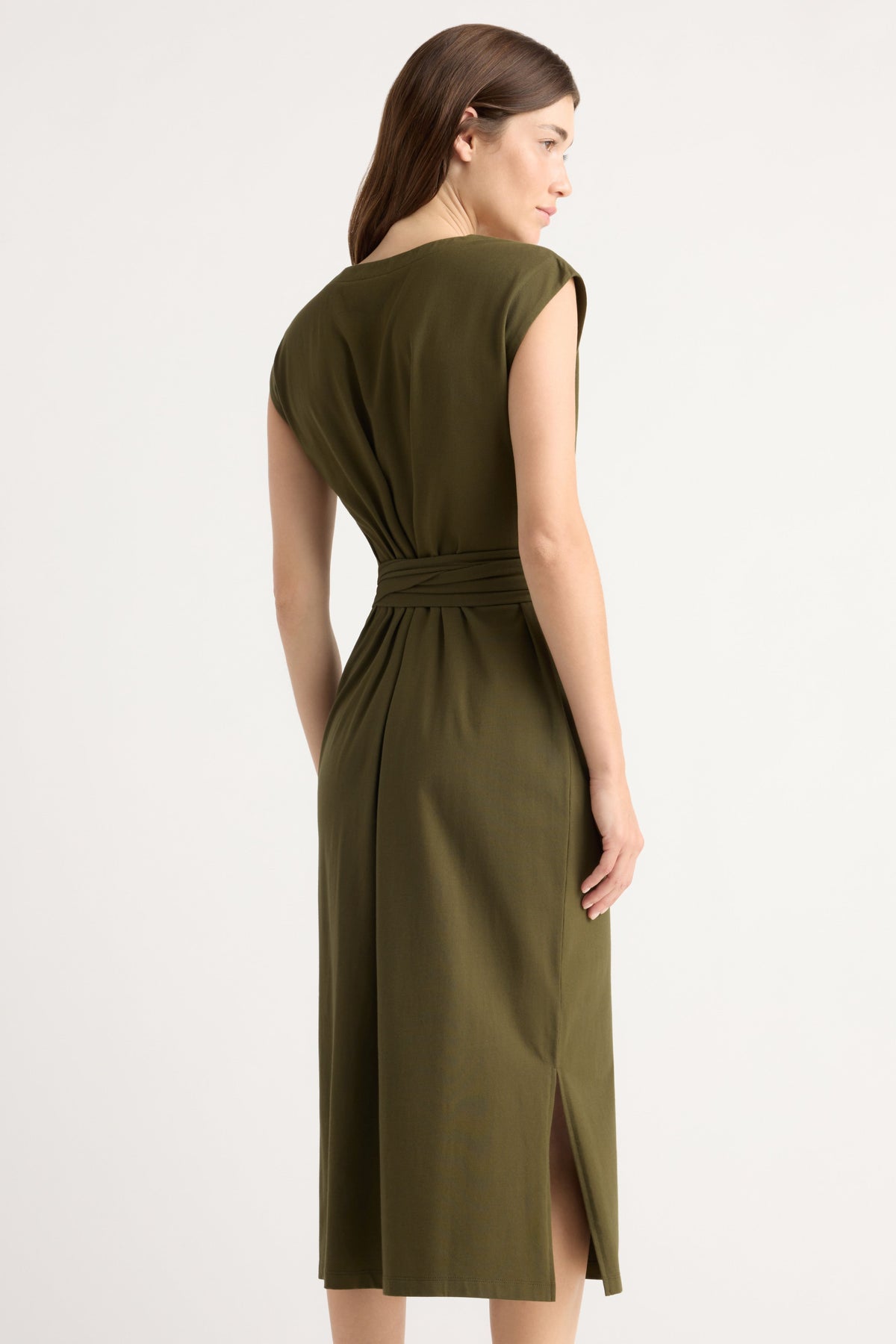 Fei Tie-Front Organic Cotton Dress