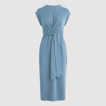 Fei Tie-Front Organic Cotton Dress (Petite)