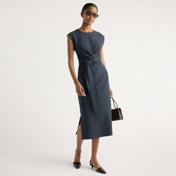Fei Tie-Front Organic Cotton Dress