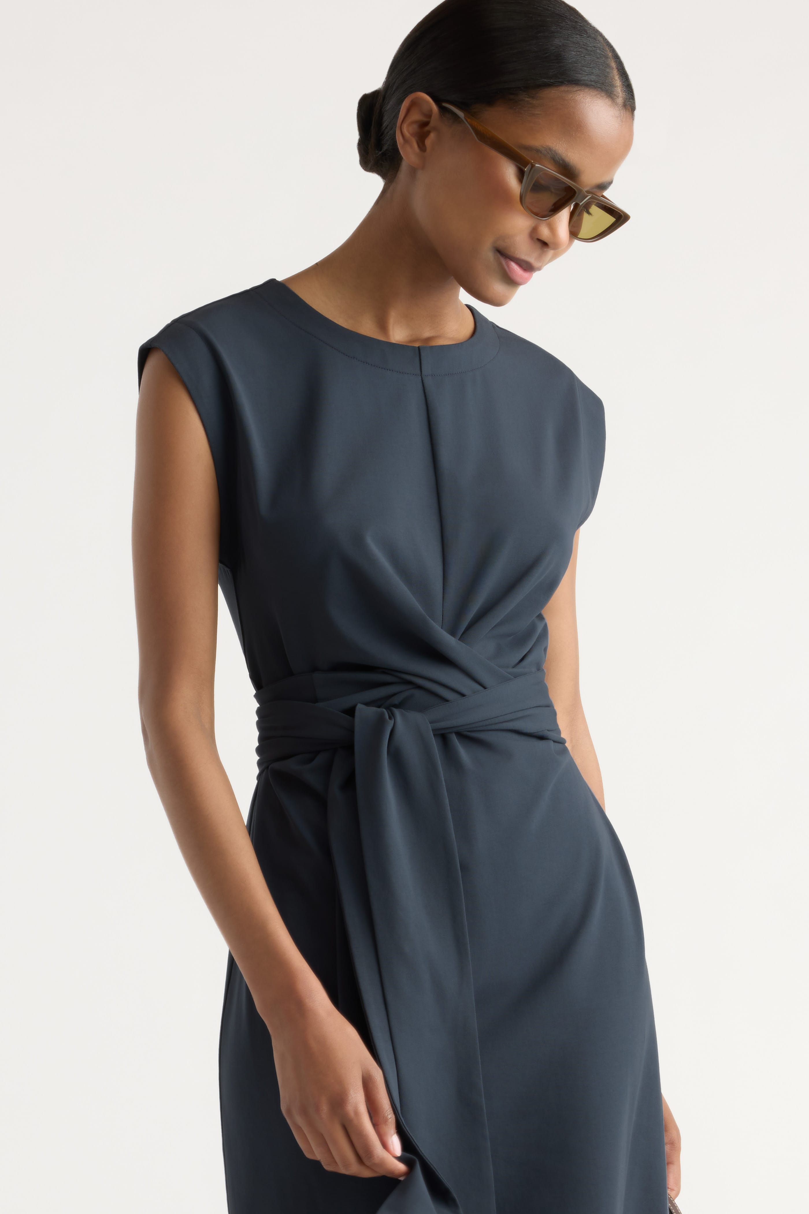 Fei Tie-Front Organic Cotton Dress