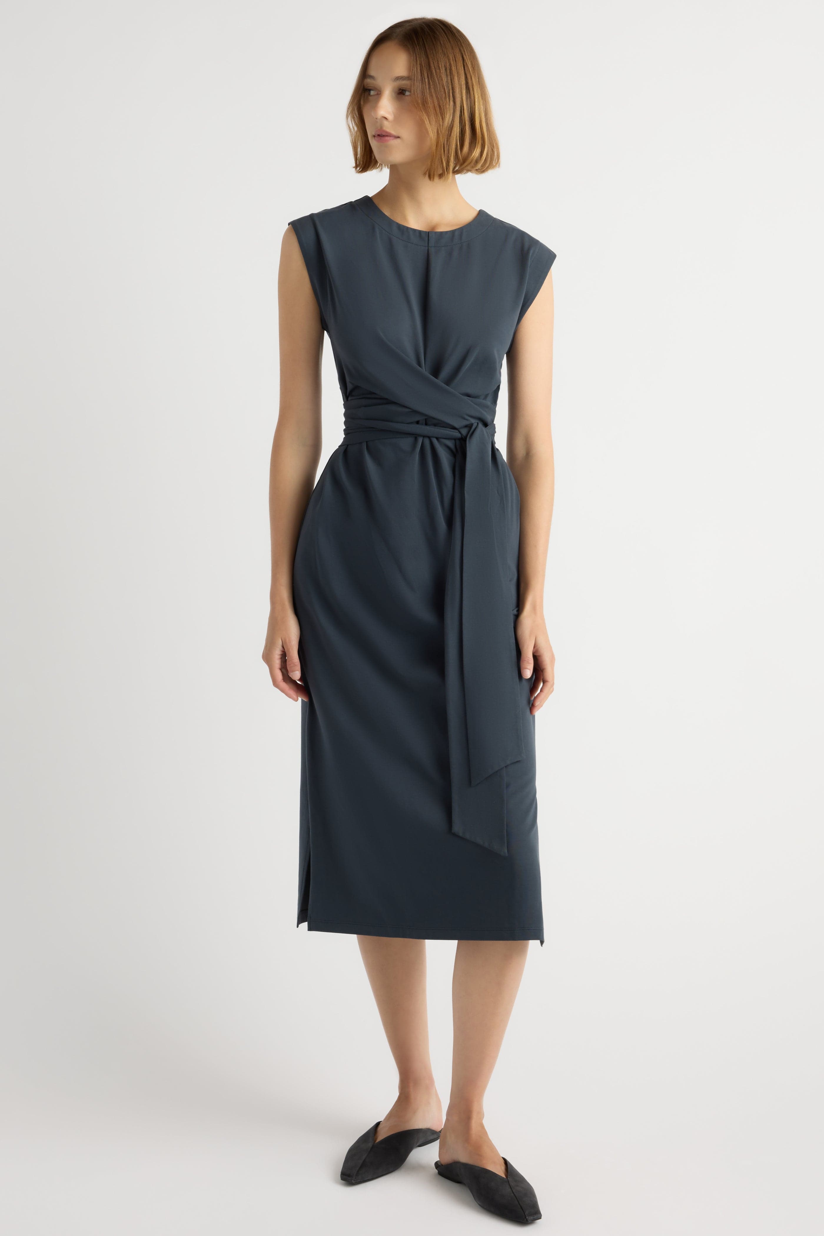Fei Tie-Front Organic Cotton Dress