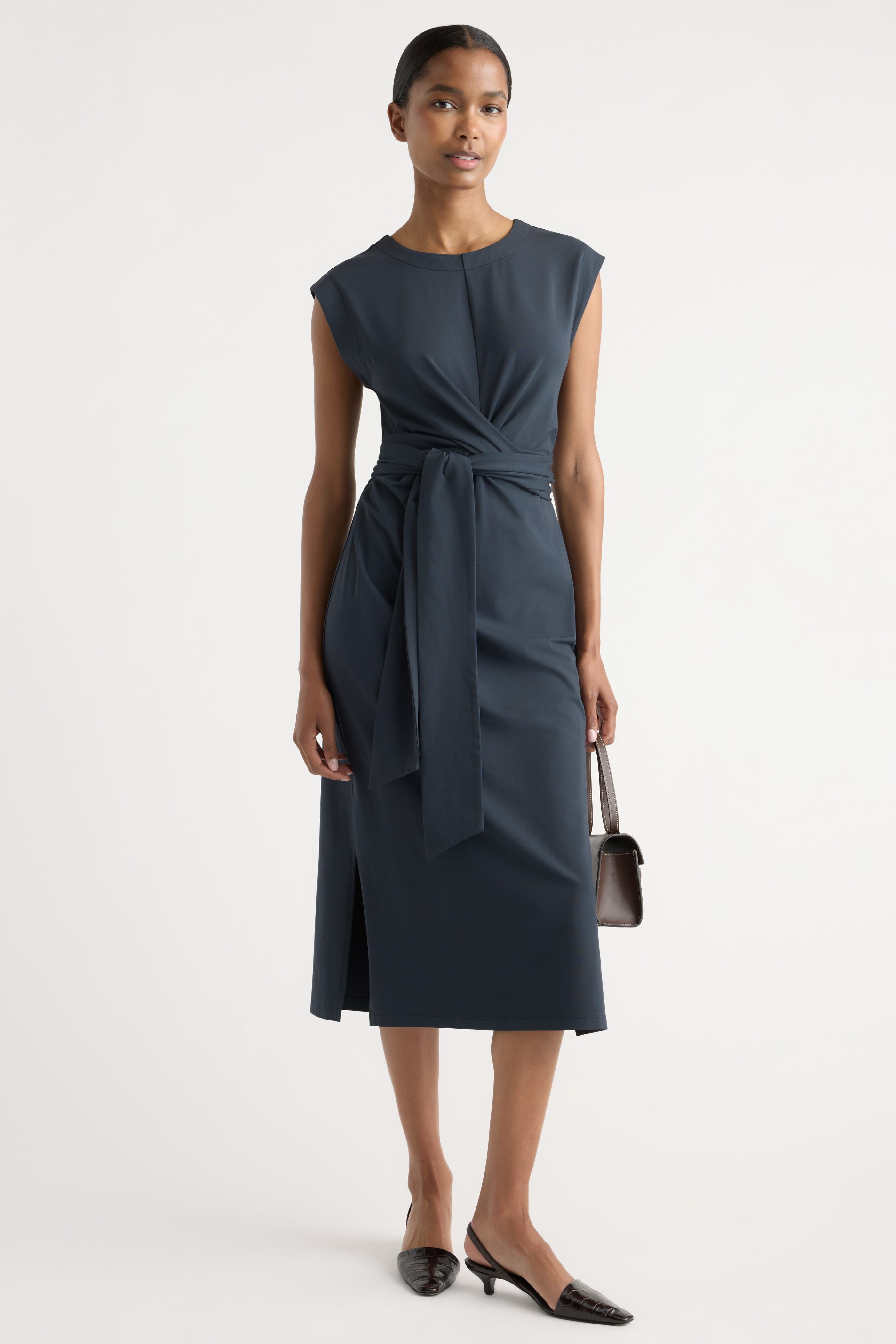 Fei Tie-Front Organic Cotton Dress