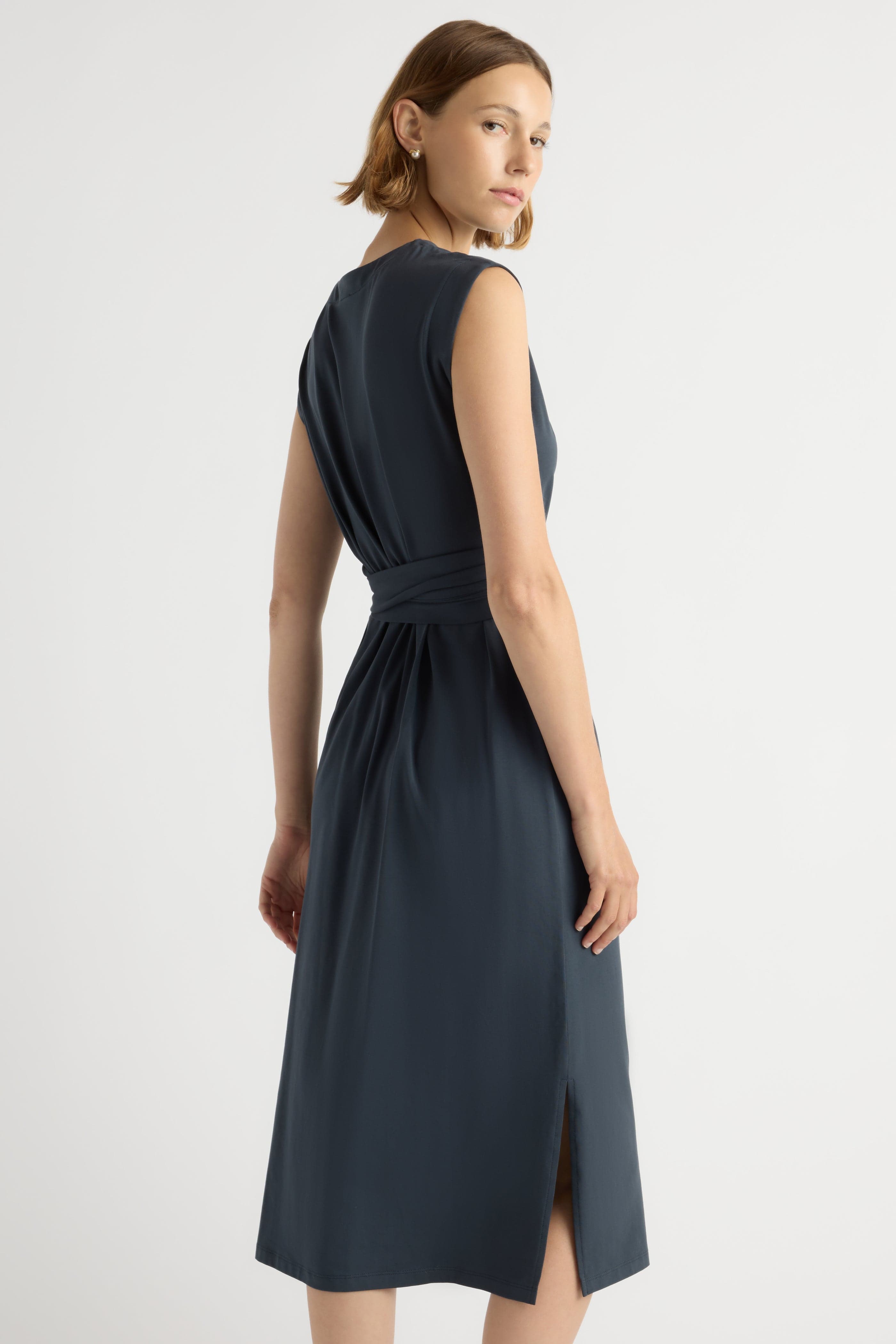 Fei Tie-Front Organic Cotton Dress
