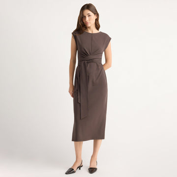 Fei Tie-Front Organic Cotton Dress