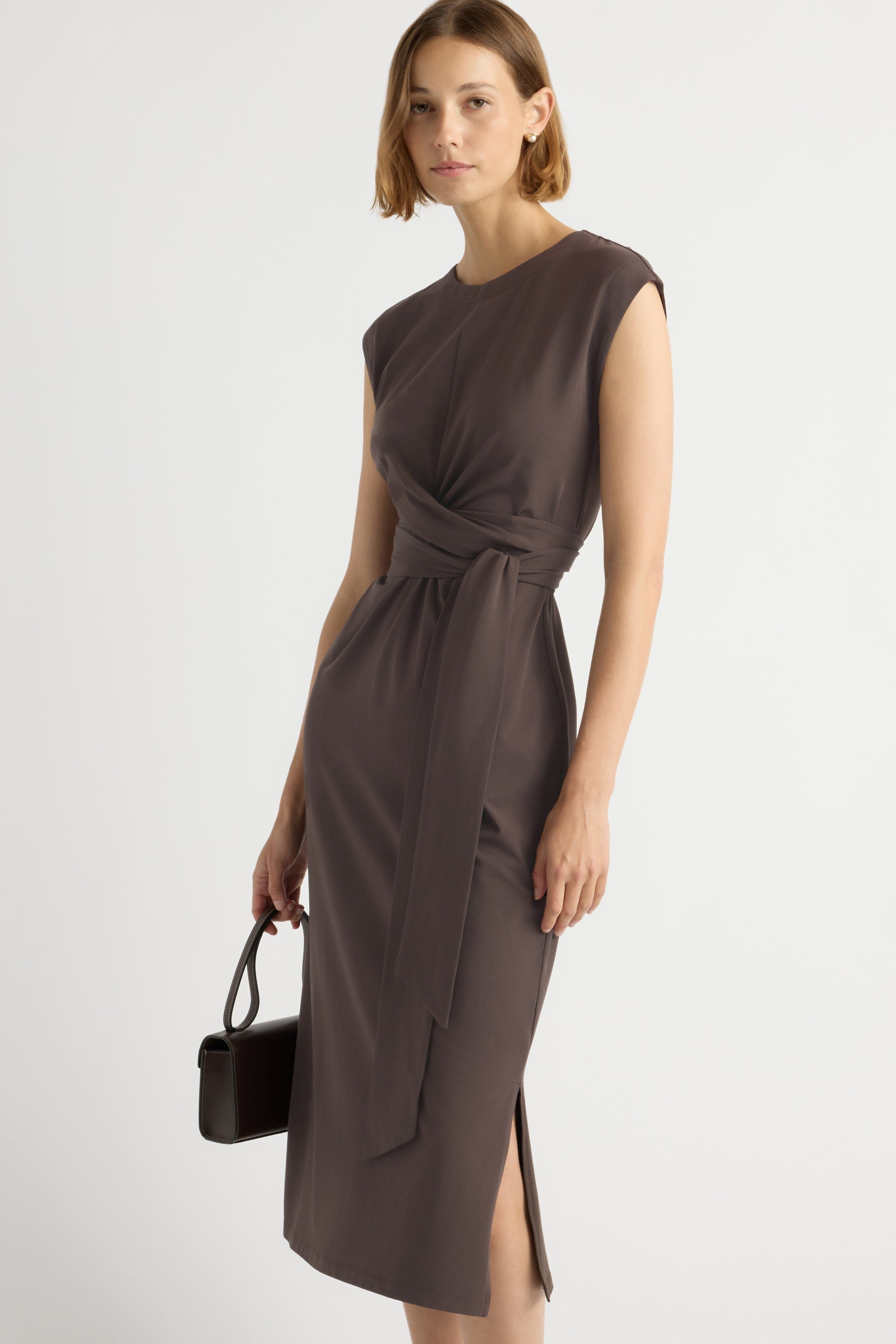 Fei Tie-Front Organic Cotton Dress