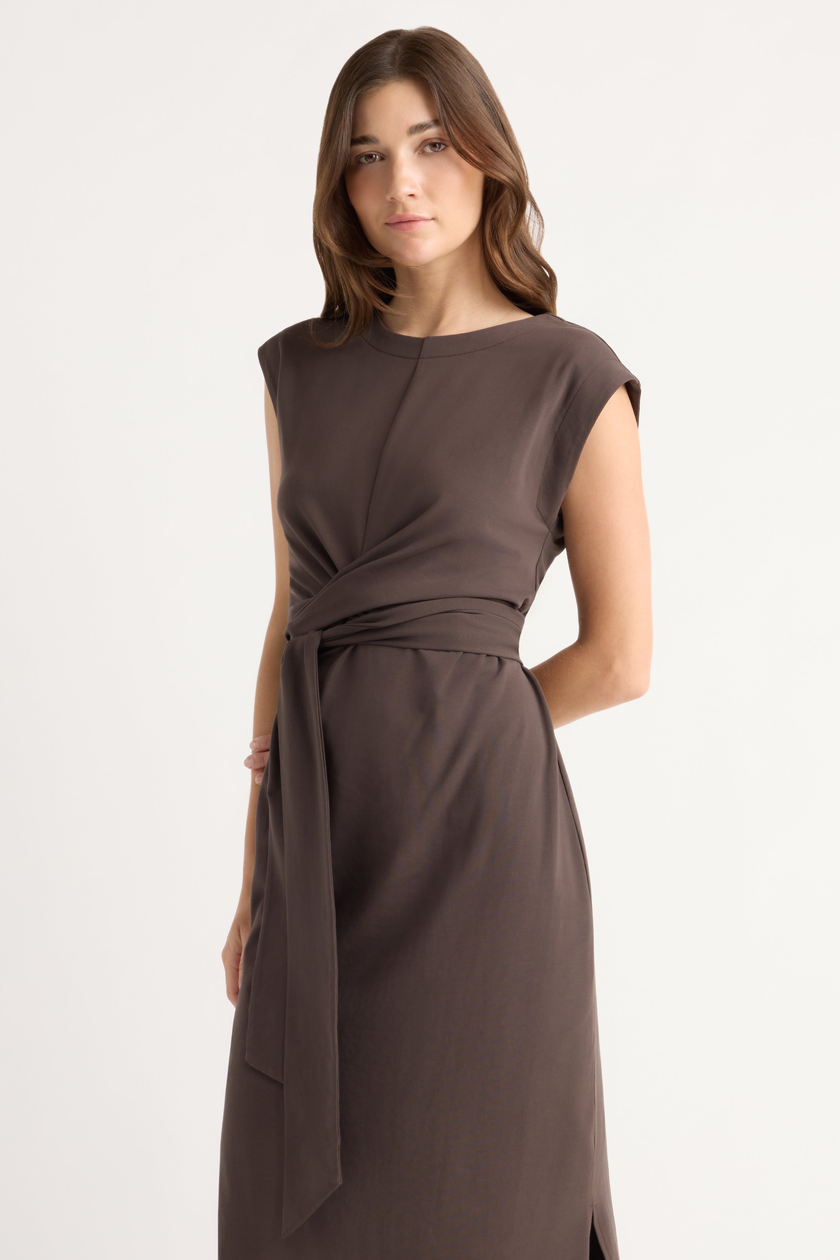 Fei Tie-Front Organic Cotton Dress