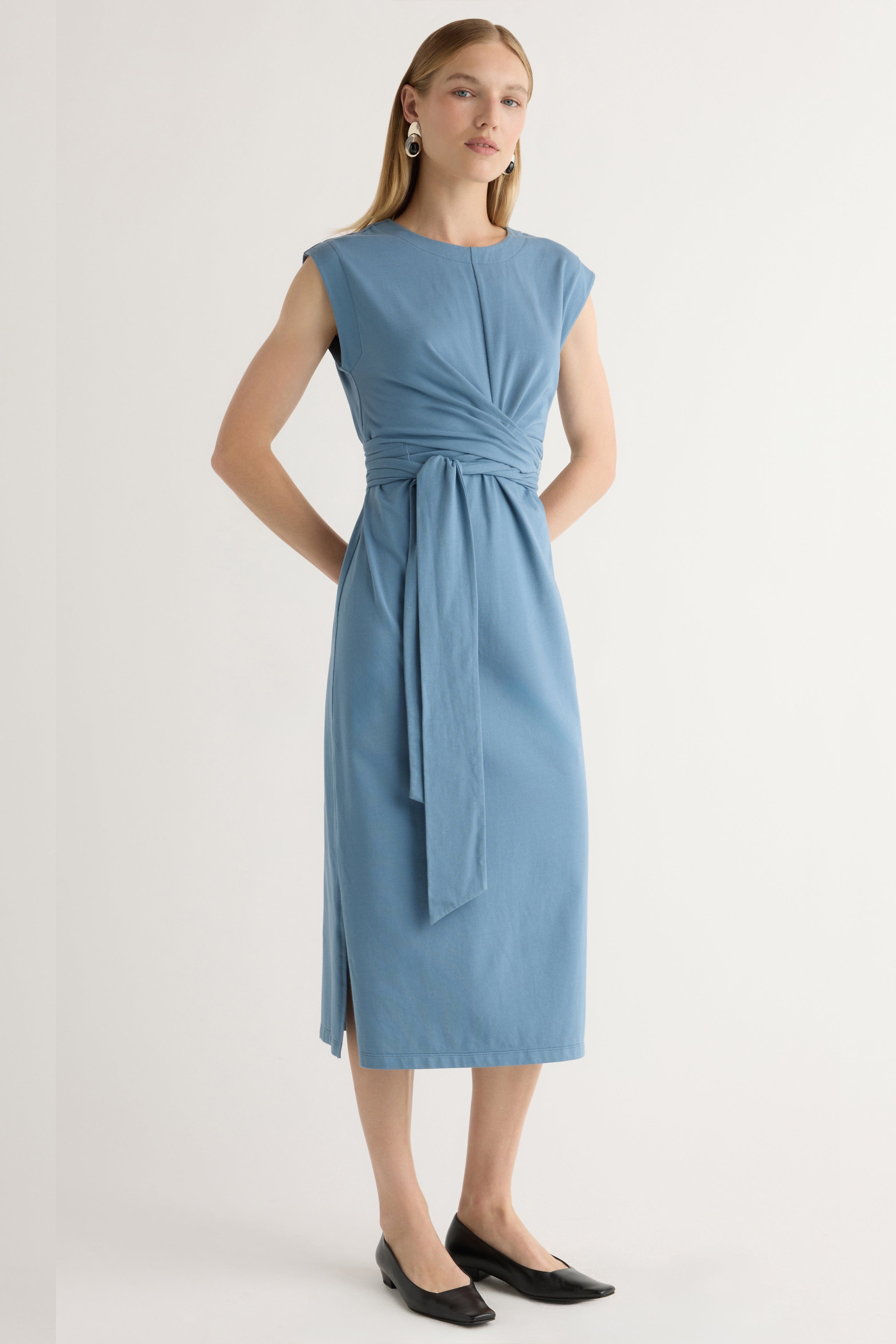 Fei Tie-Front Organic Cotton Dress