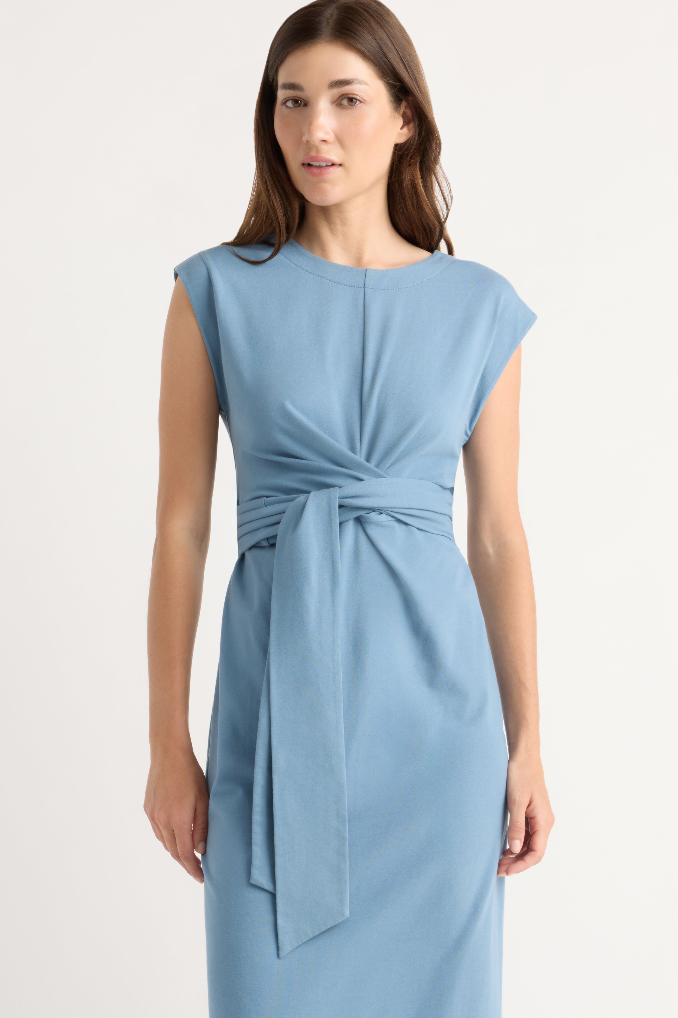 Fei Tie-Front Organic Cotton Dress
