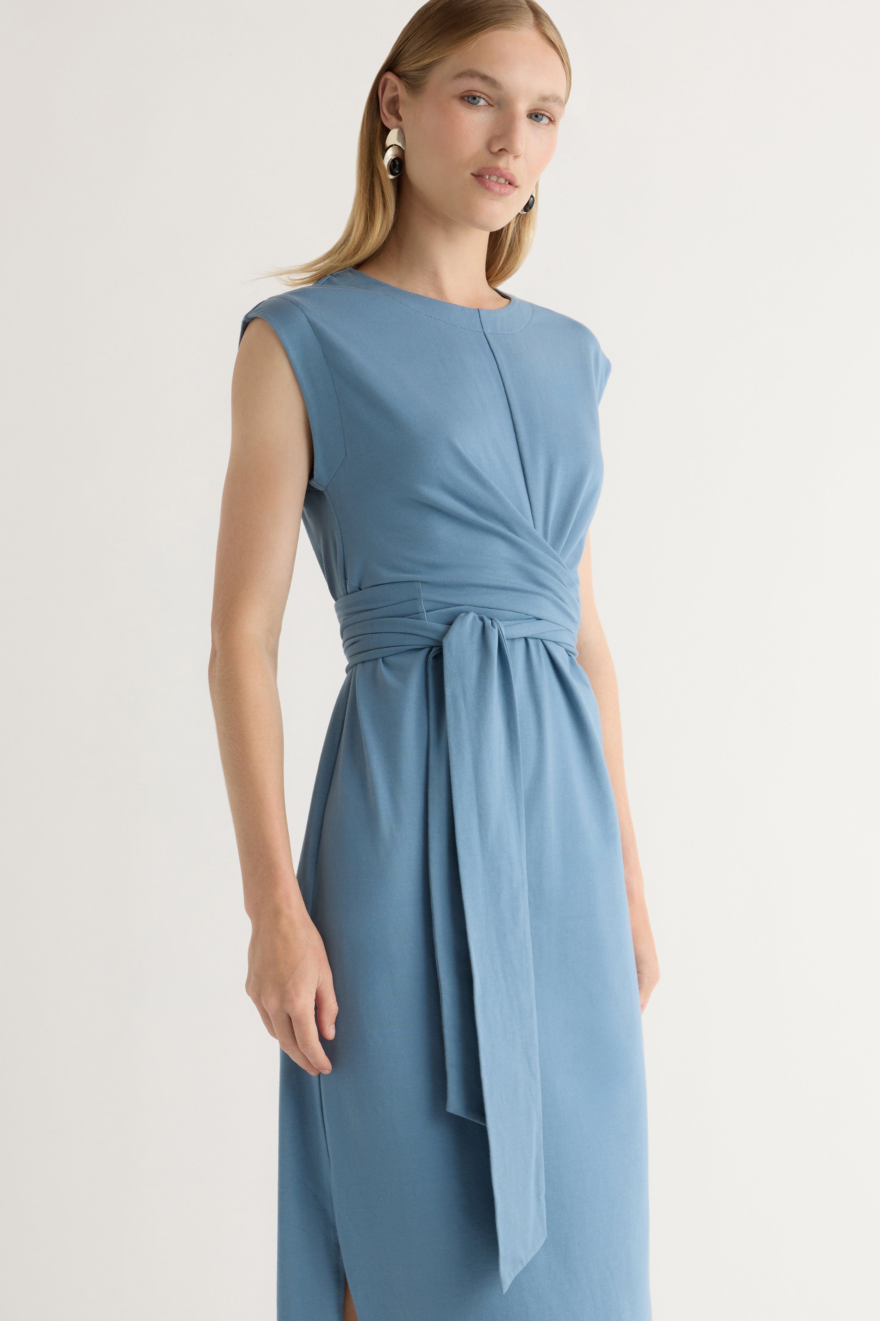 Fei Tie-Front Organic Cotton Dress