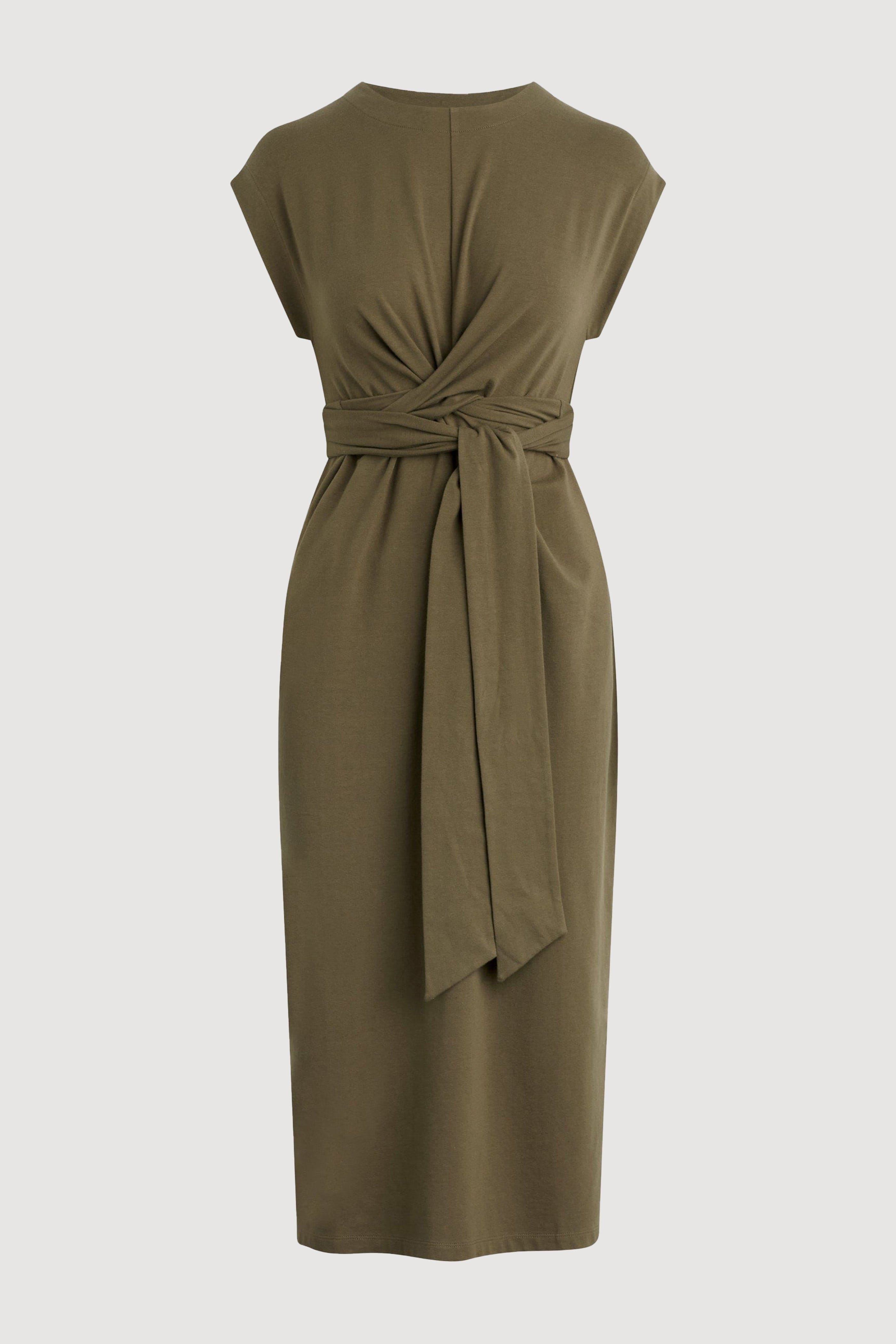 Fei Tie-Front Organic Cotton Dress (Petite)