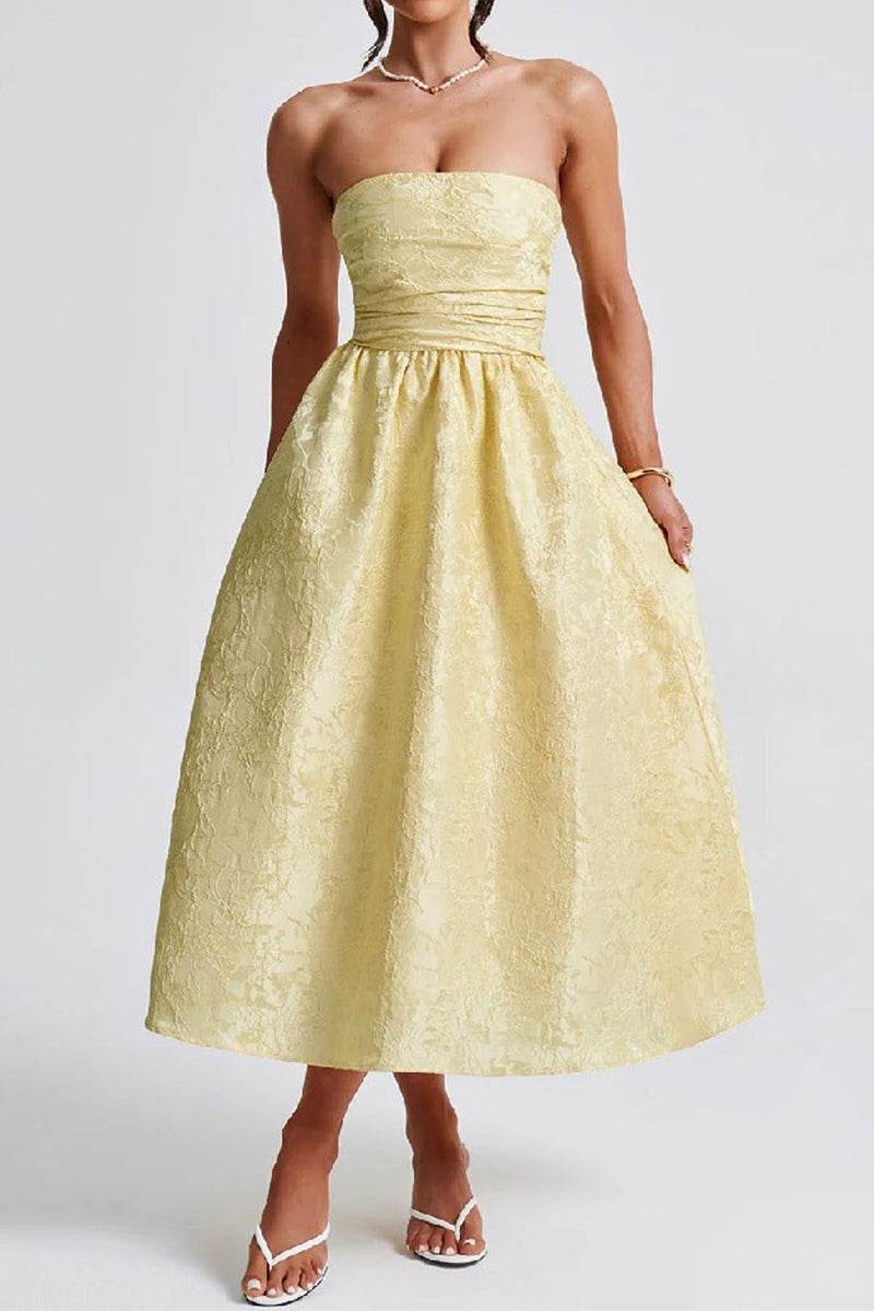A-Line Midi Jacquard Dress 885712252250