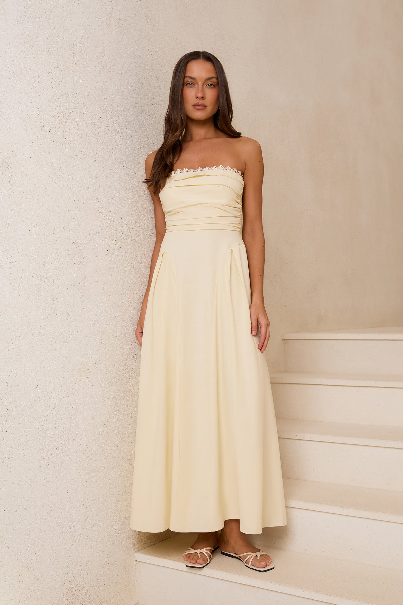 Angel Whispers Maxi Dress Yellow