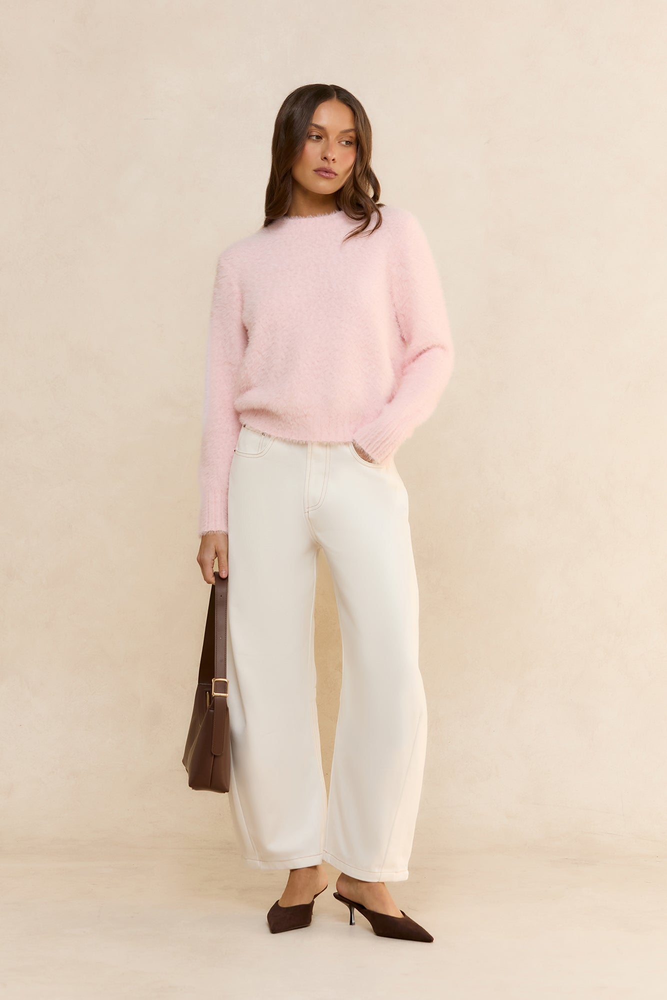 Cosy Moments Knit Sweater Pink