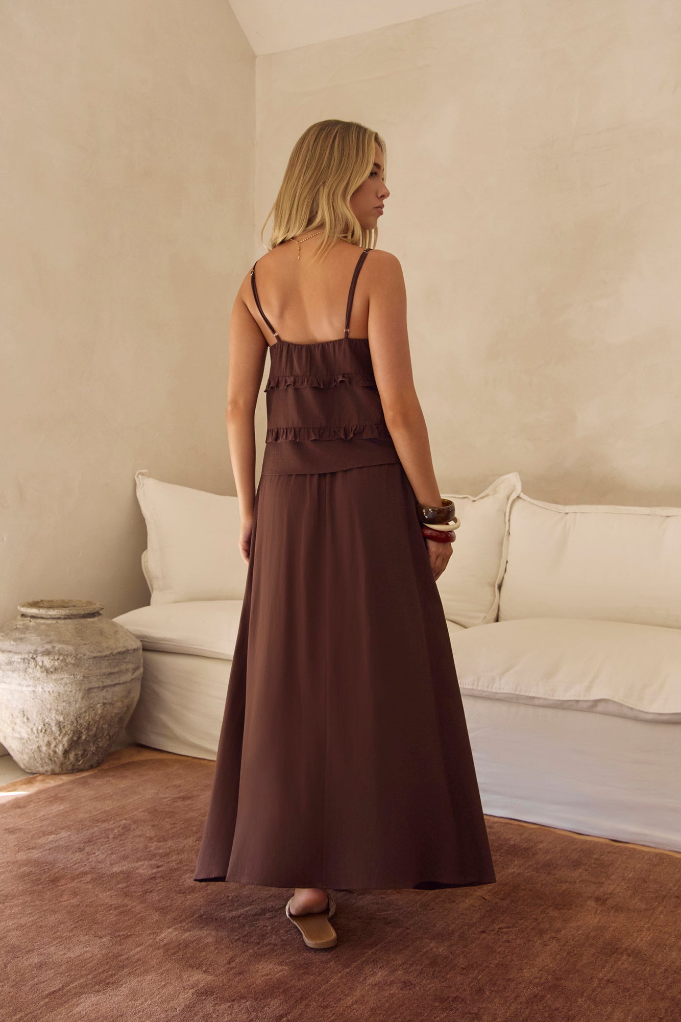 Wave Chaser Top Brown