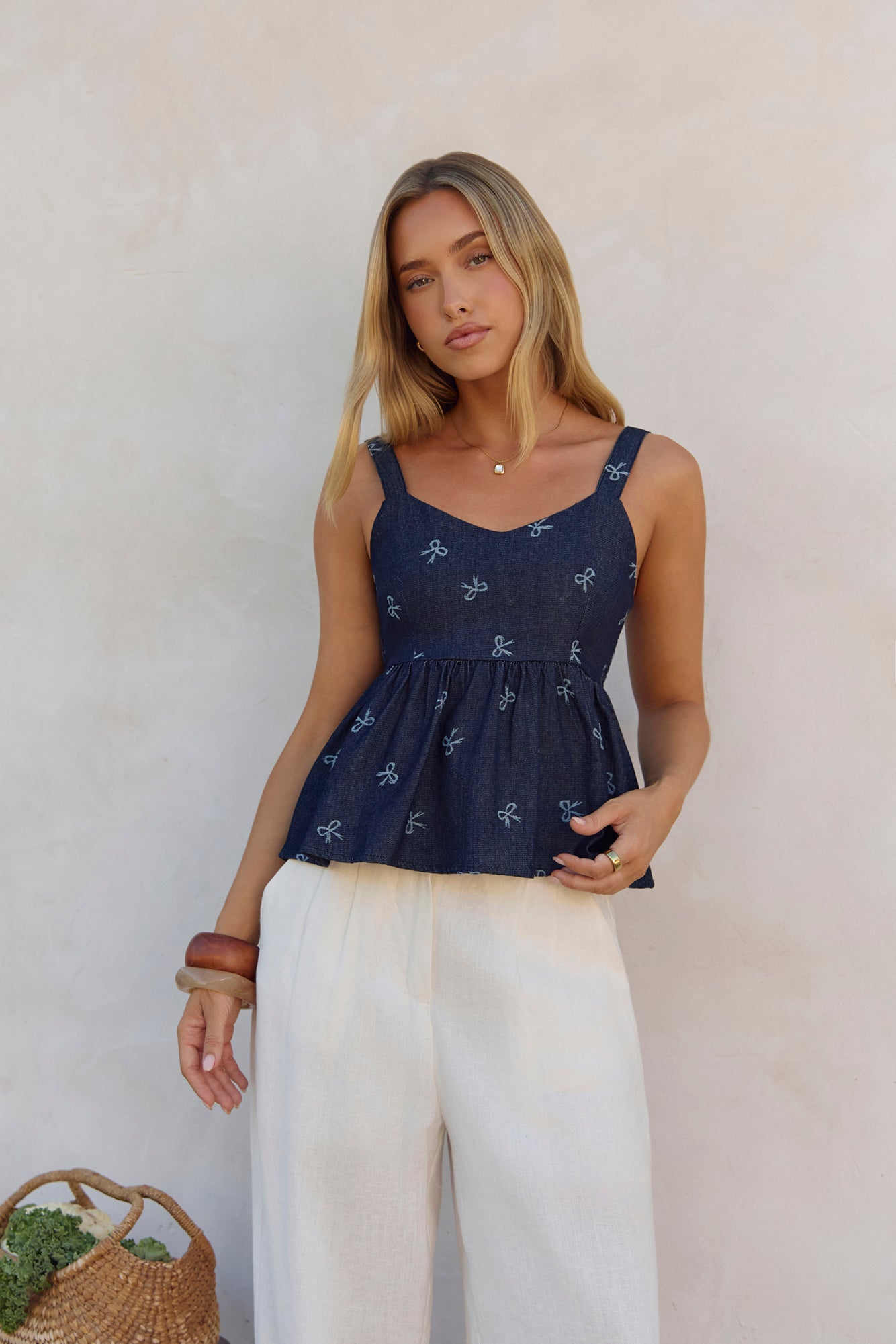 Dainty Darling Top Blue