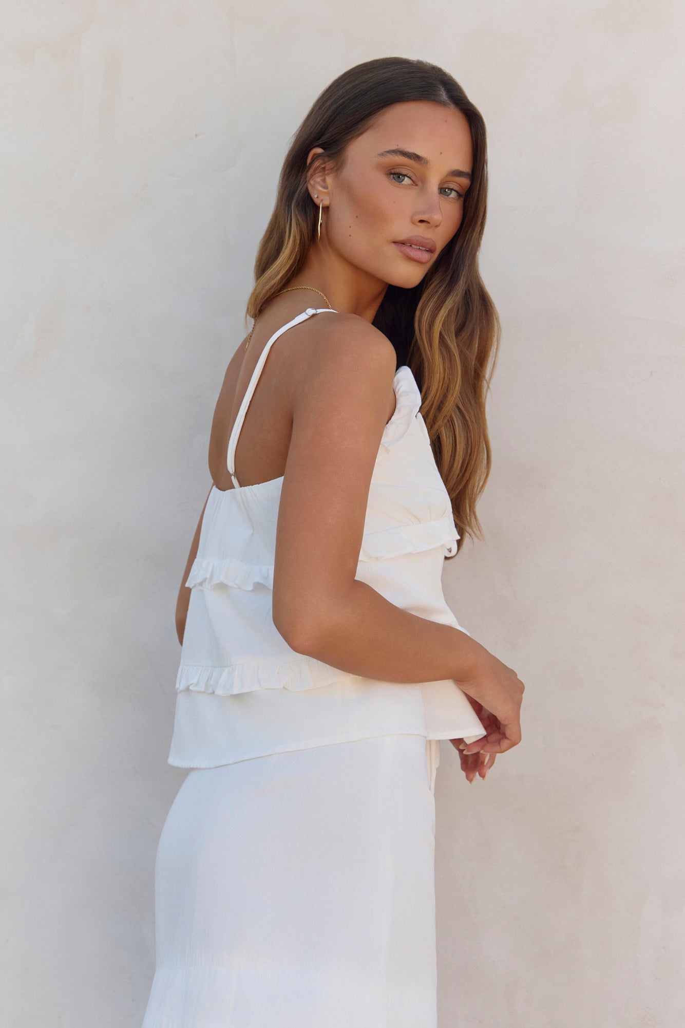 Wave Chaser Top White
